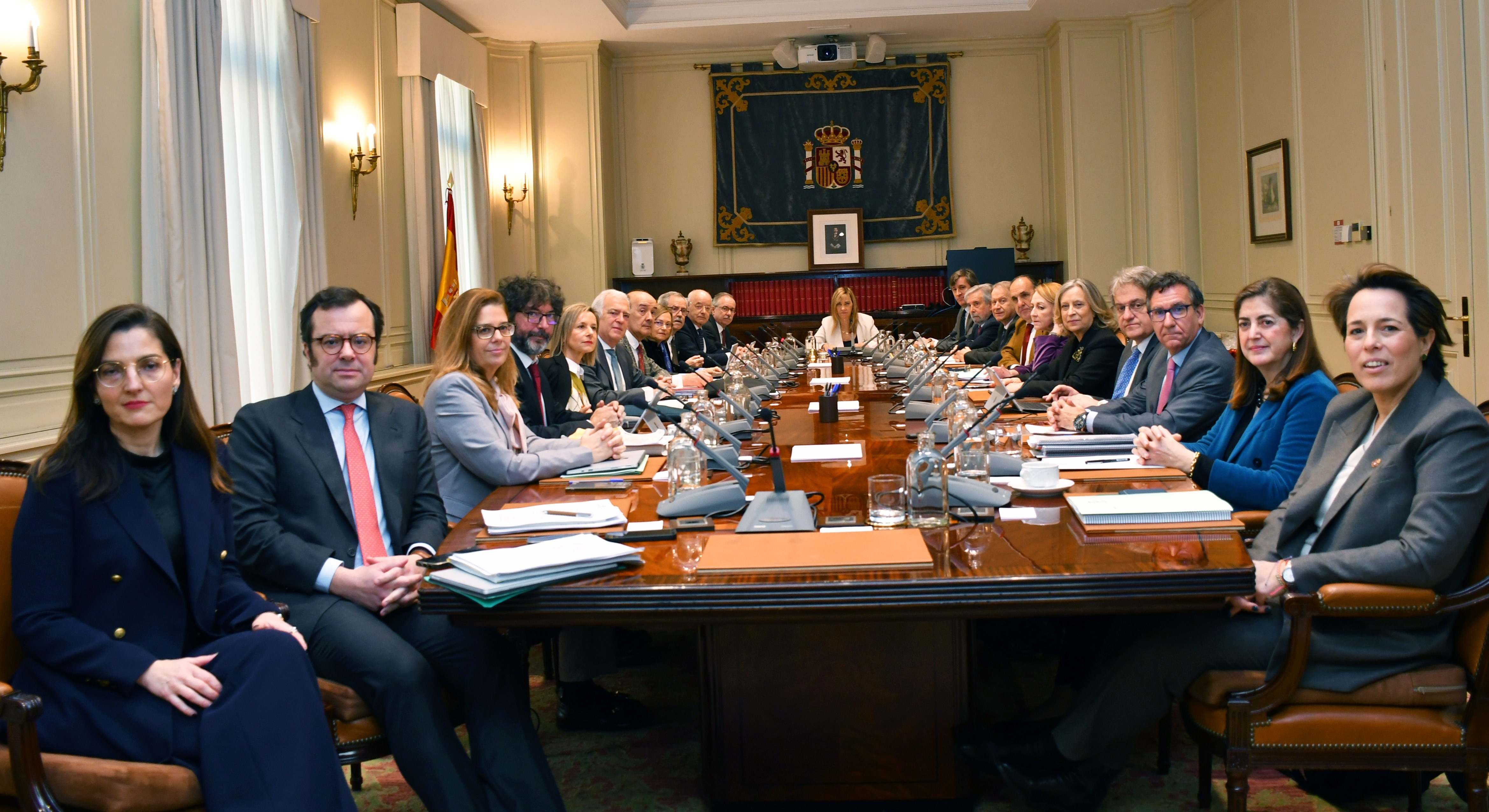 Vista del Pleno del CGPJ reunido este miércoles