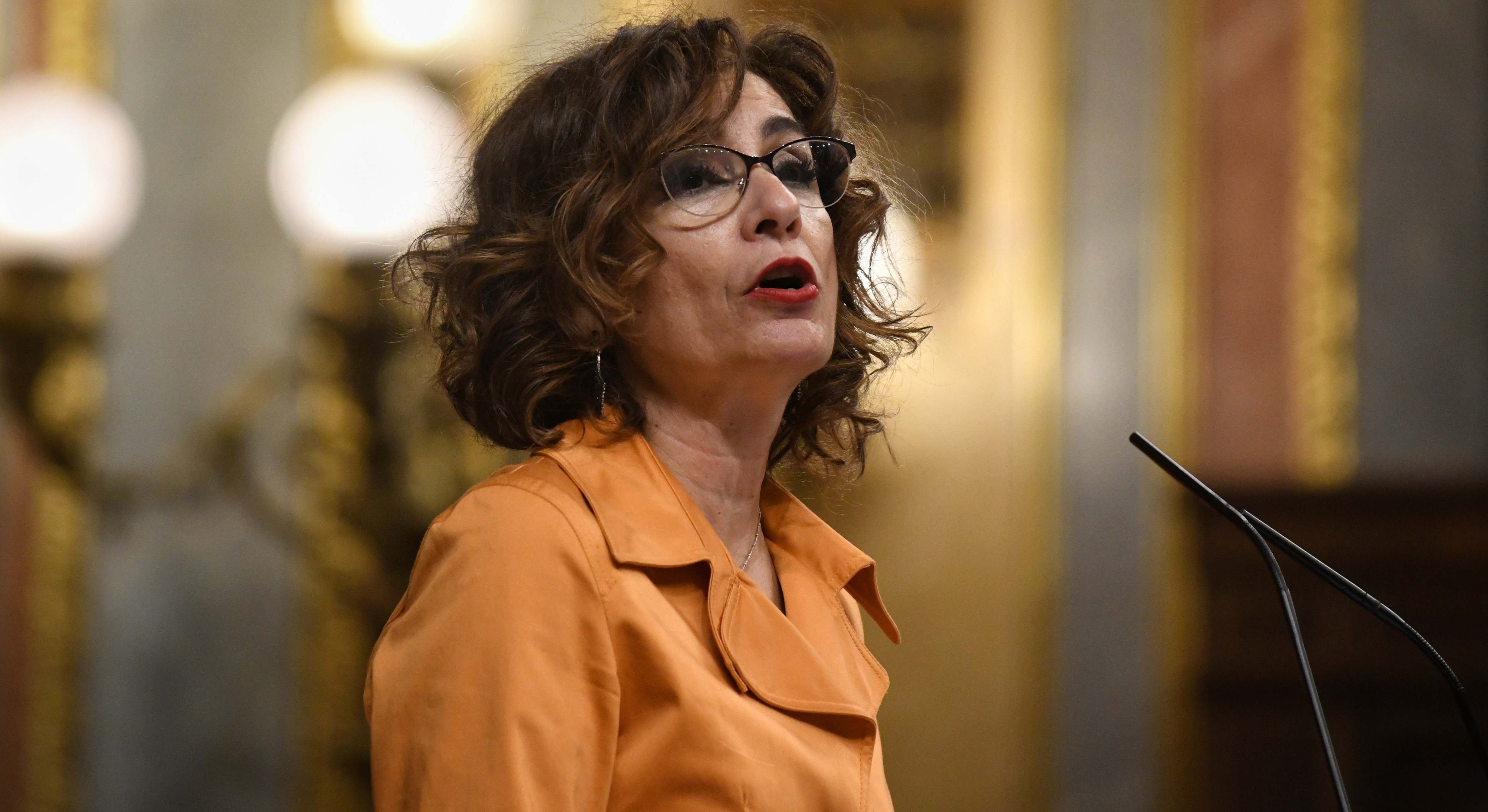 La vicepresidenta primera y ministra de Hacienda, María Jesús Montero