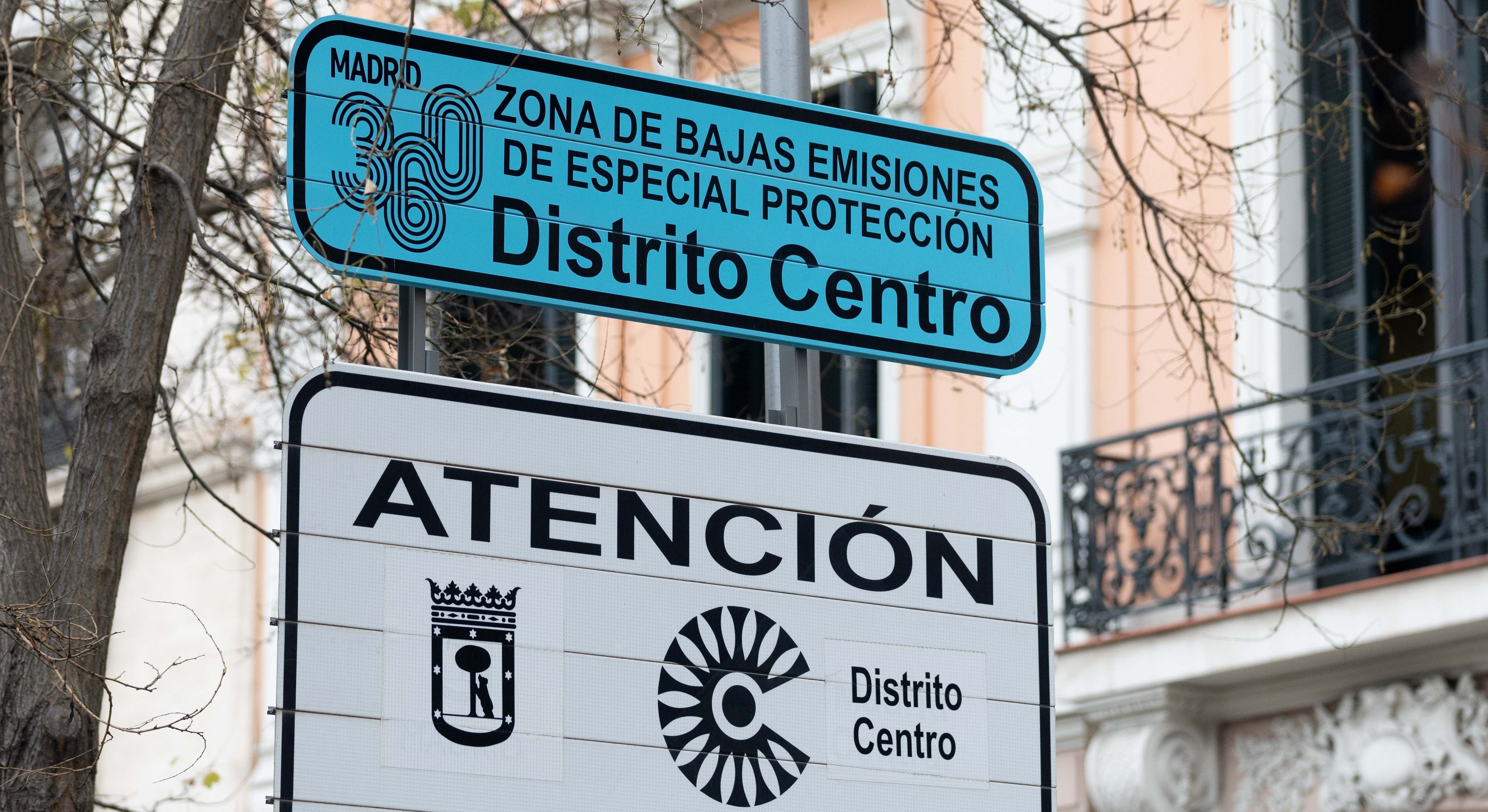 Zona de bajas Emisiones de Madrid