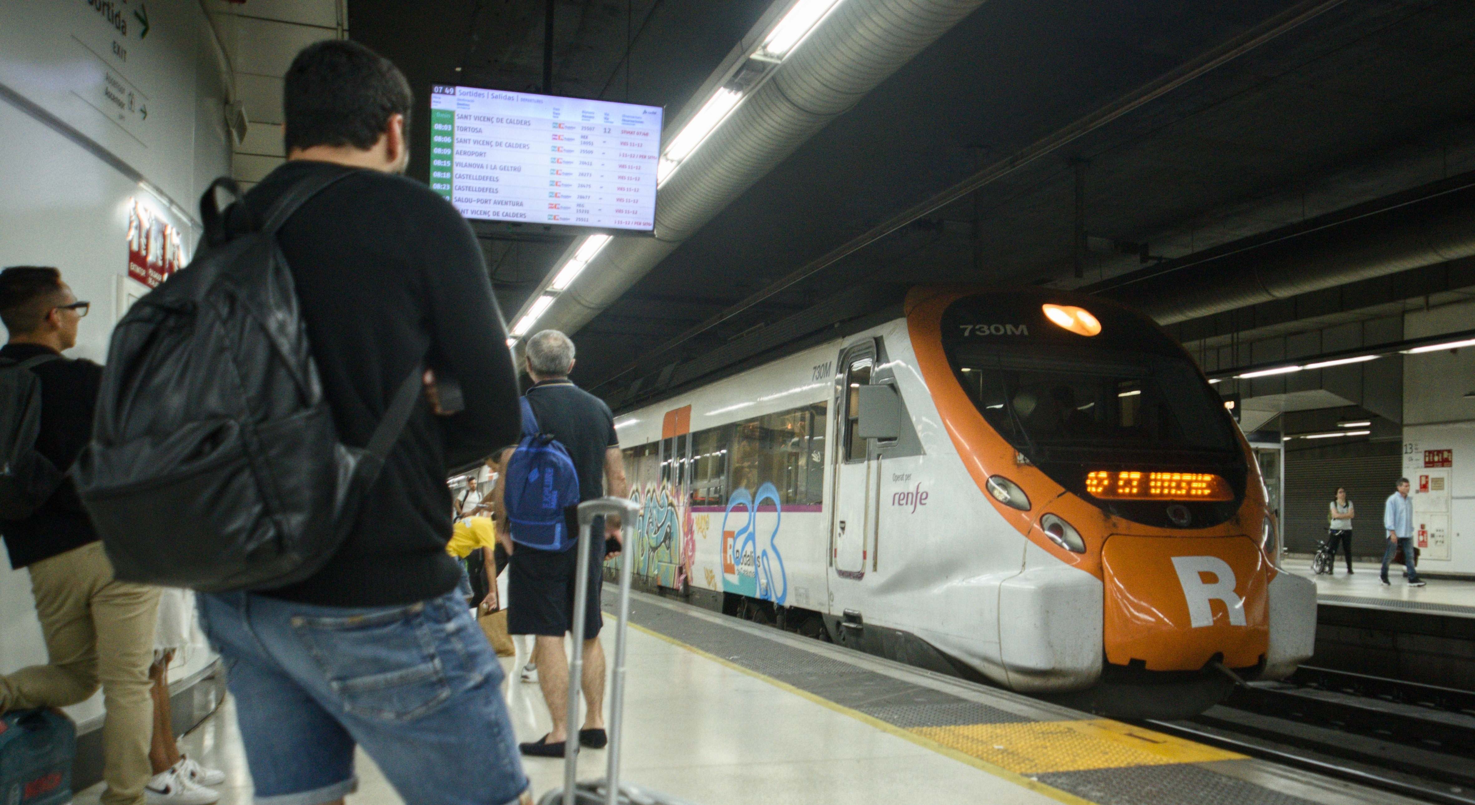 Imagen de archivo de Rodalies. Foto: Alberto Paredes / EP.
