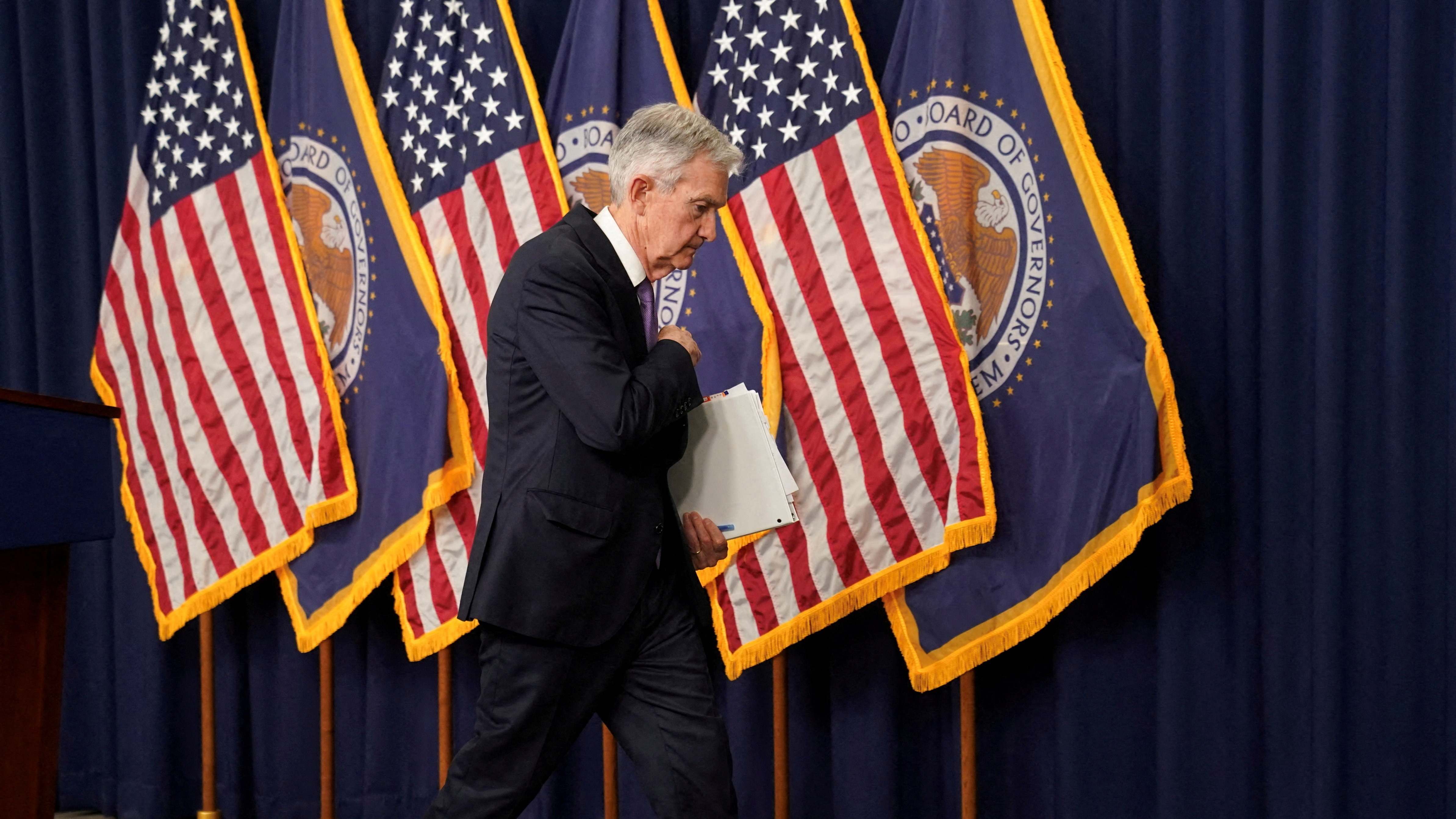 Jerome Powell, presidente de la Fed.