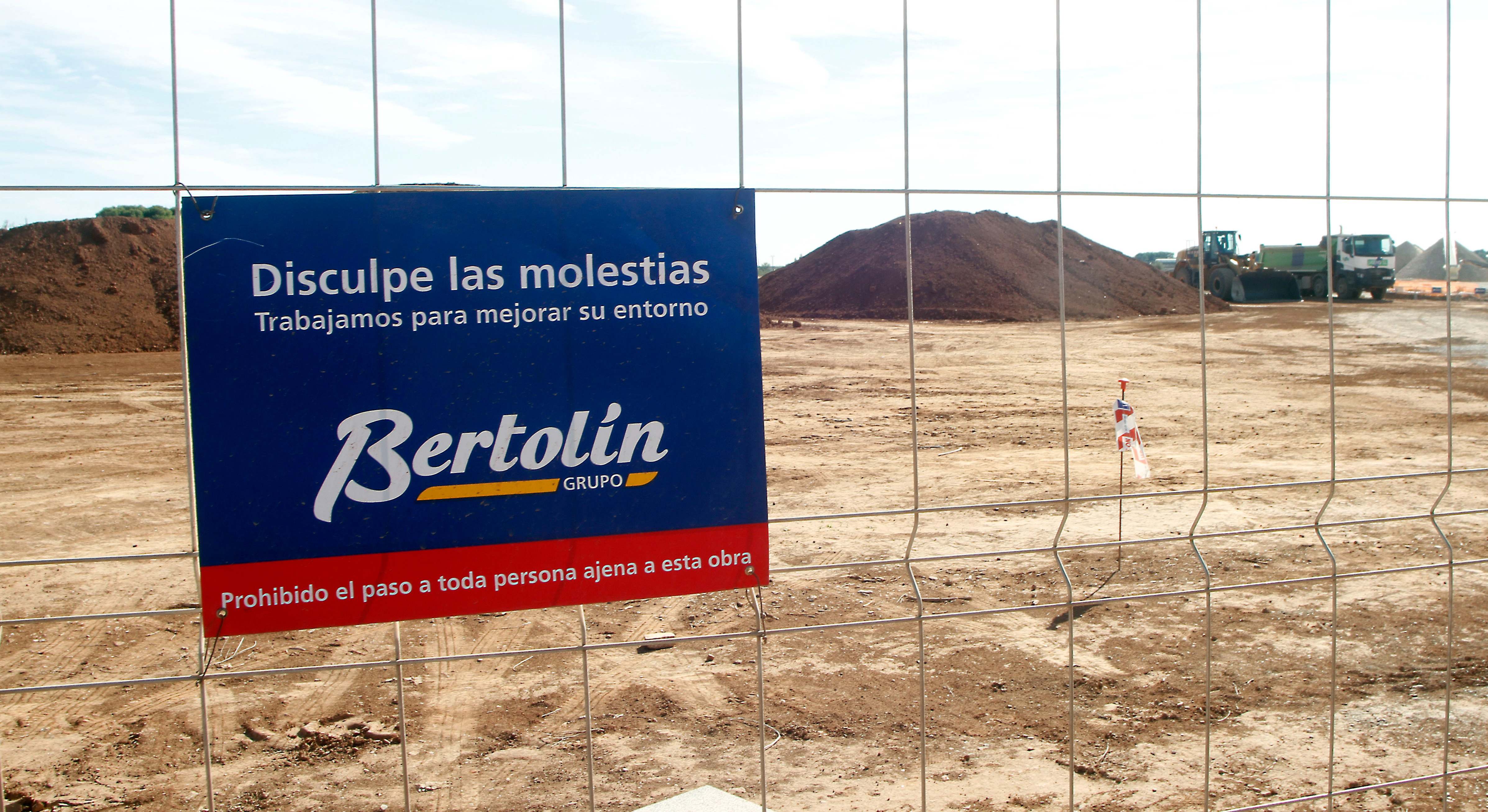 Trabajos de Bertolín en la futura planta de Edwards Lifesciences.