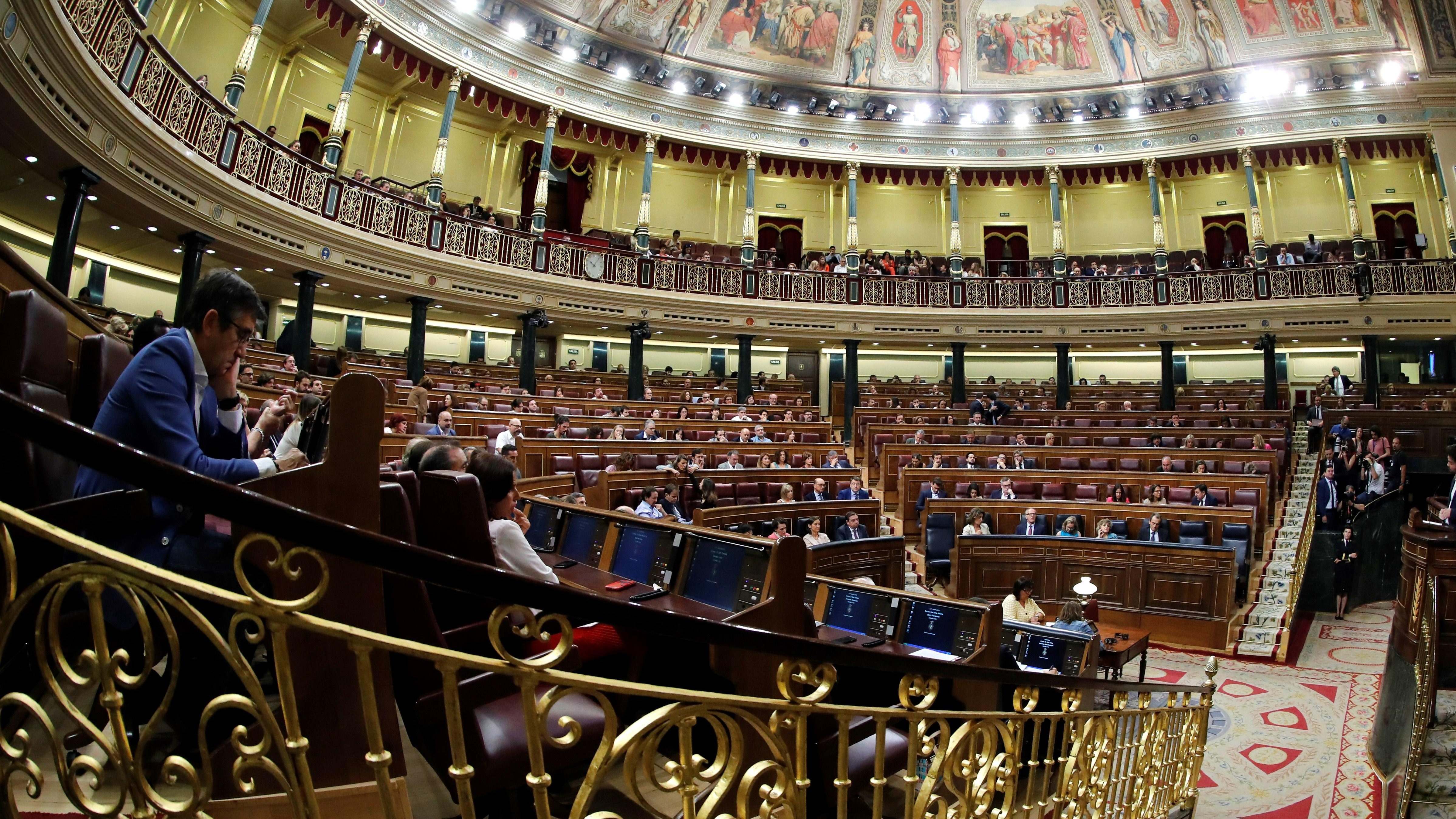 Vista del Congreso de los Diputados.