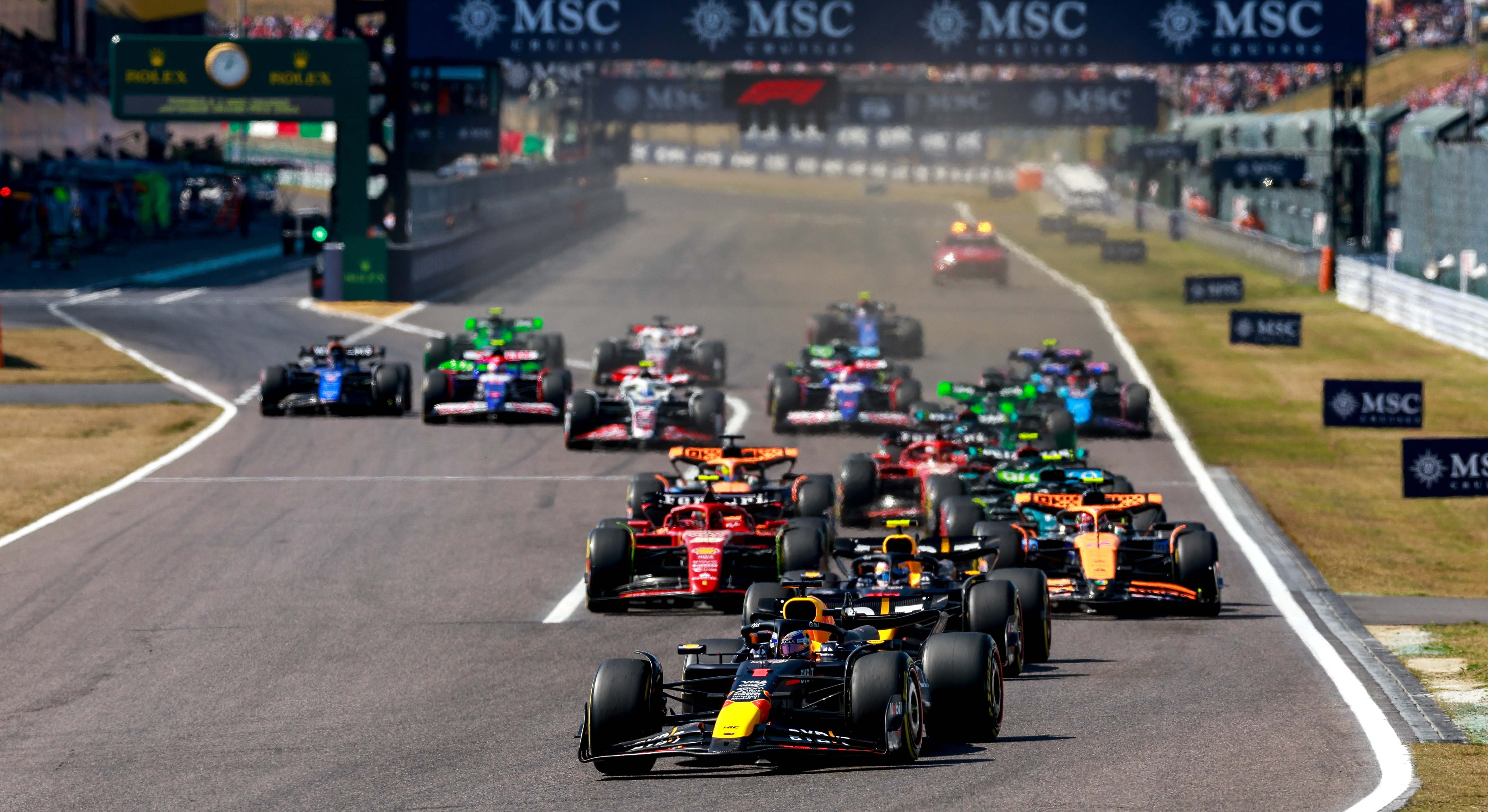 Salida del GP de Japón 2024 de Fórmula 1