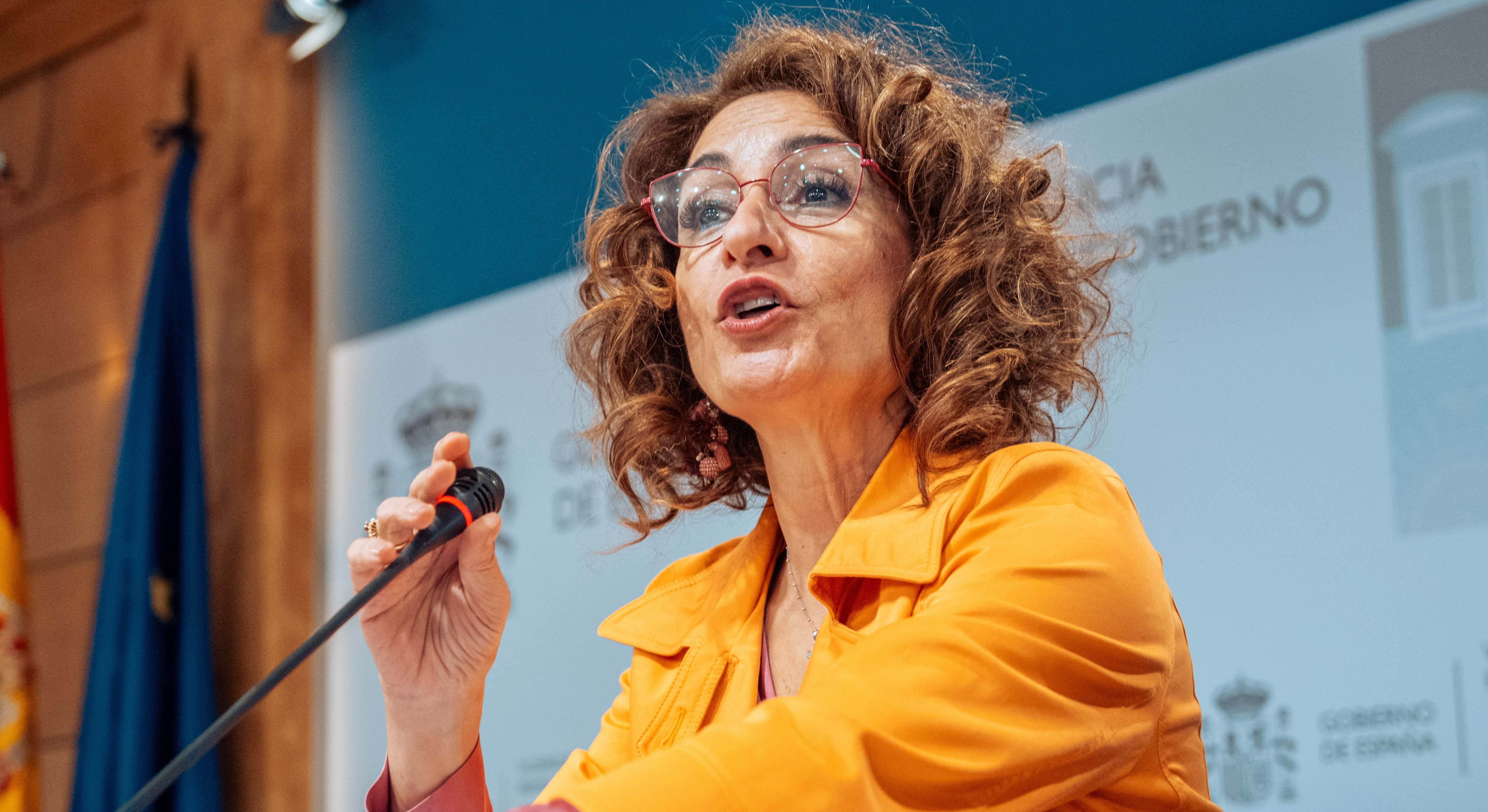 La vicepresidenta primera y ministra de Hacienda, María Jesús Montero