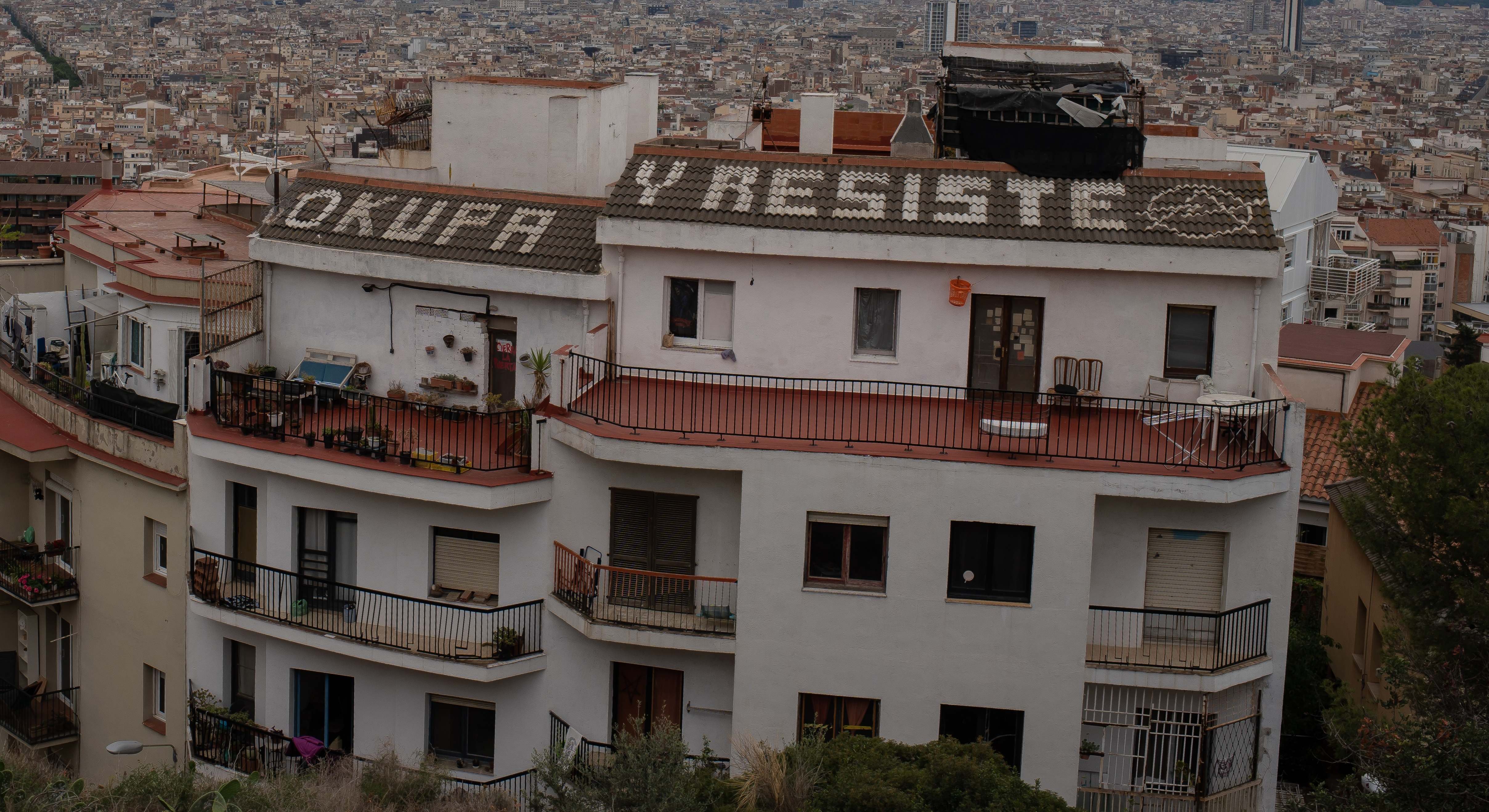 Imagen de archivo de un edificio 'okupado'