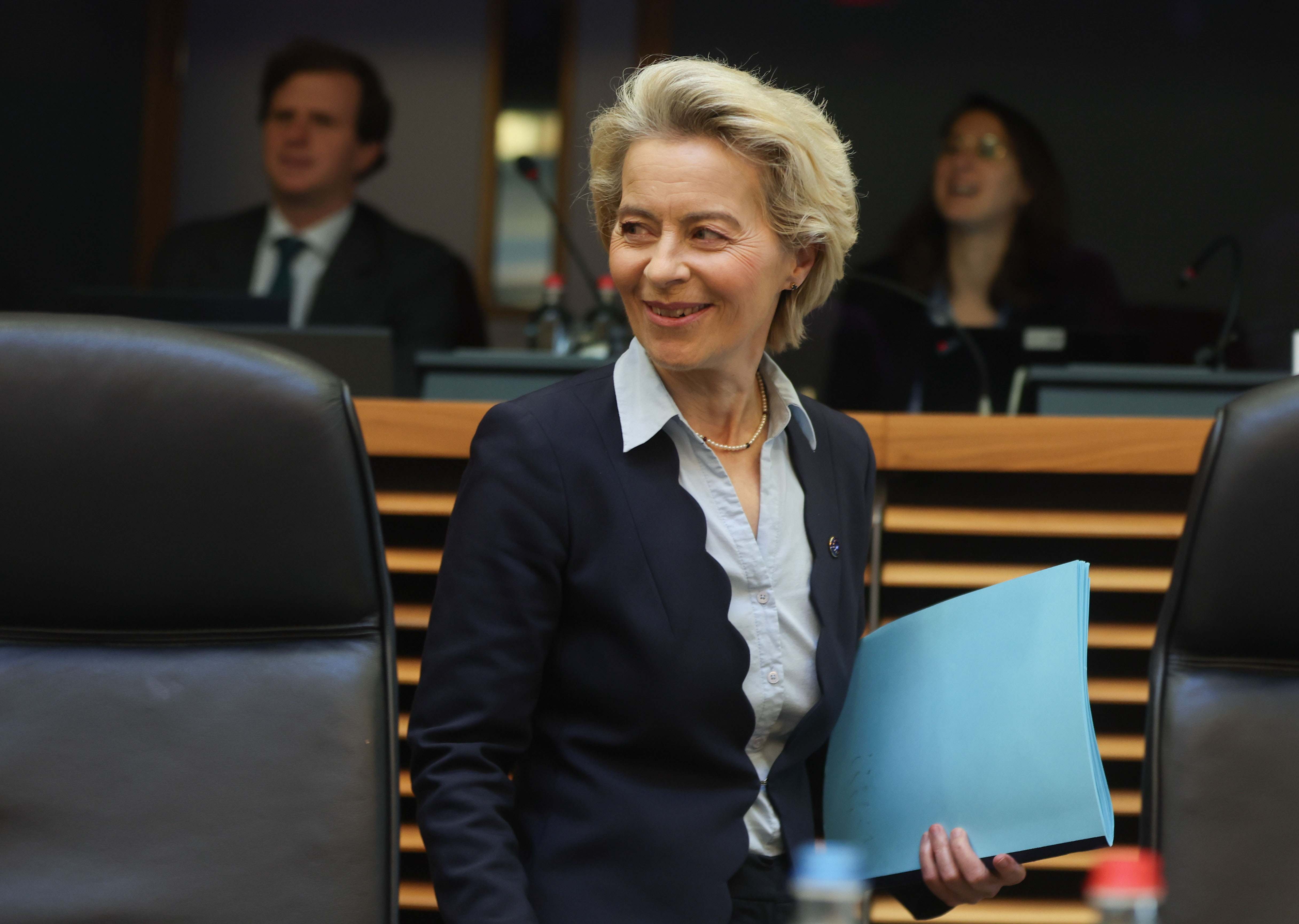 La presidenta de la Comisión Europea, Ursula von der Leyen.