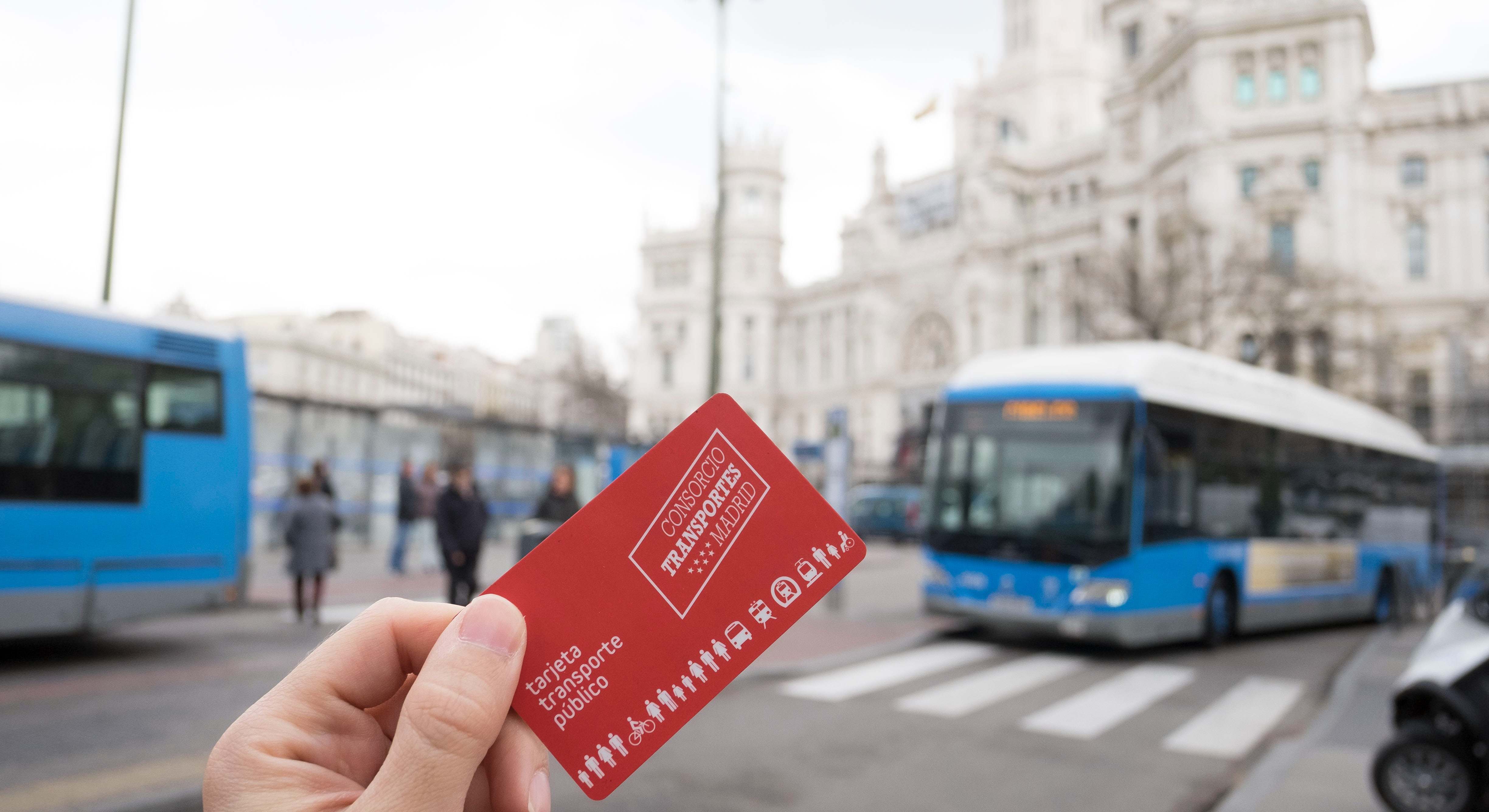 Tarjeta de transporte público de la Comunidad de Madrid