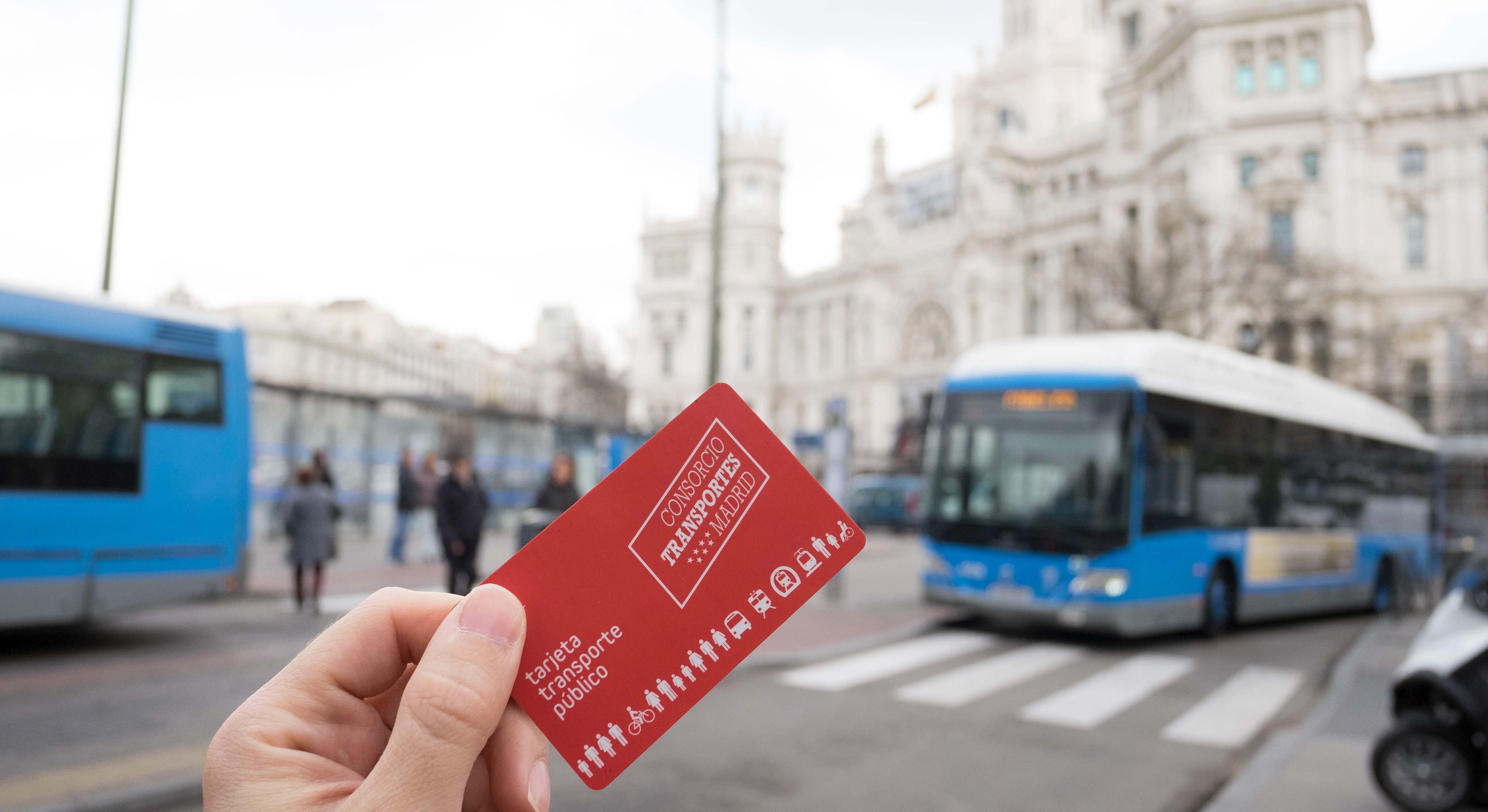 Tarjeta de transporte público de la Comunidad de Madrid