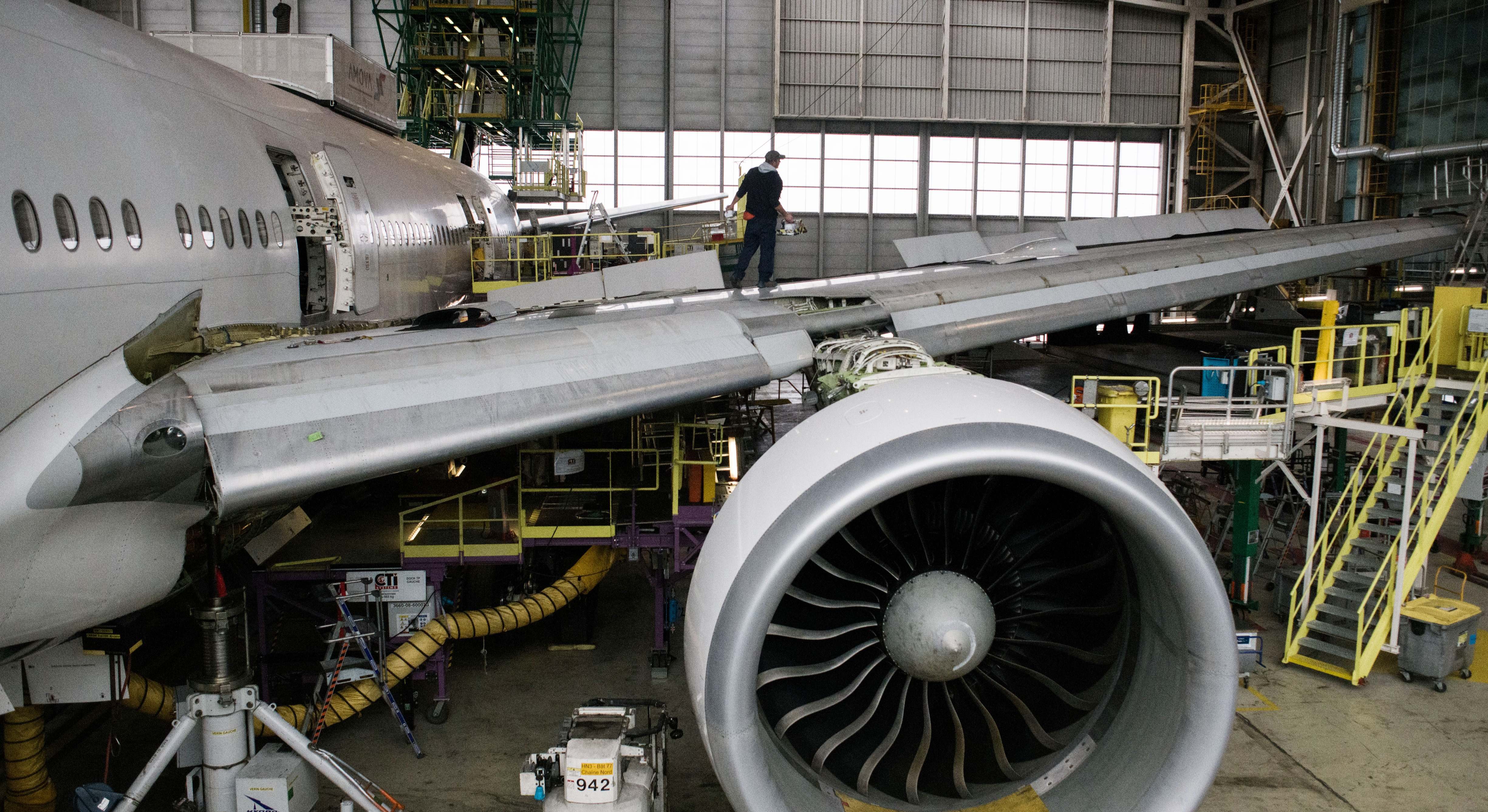 Un Boeing operado por Air France-KML