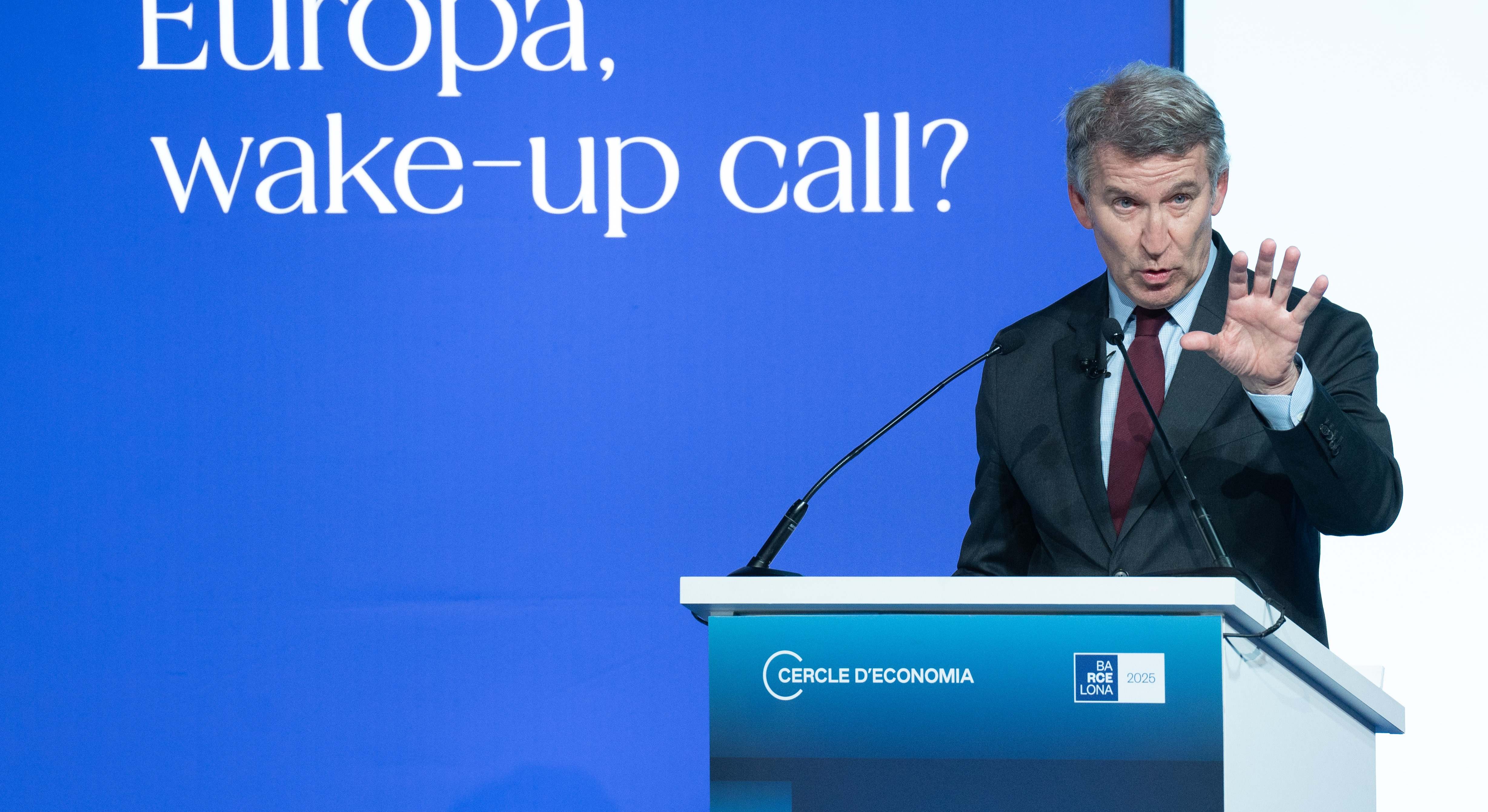 Alberto Núñez Feijóo, presidente del Partido Popular