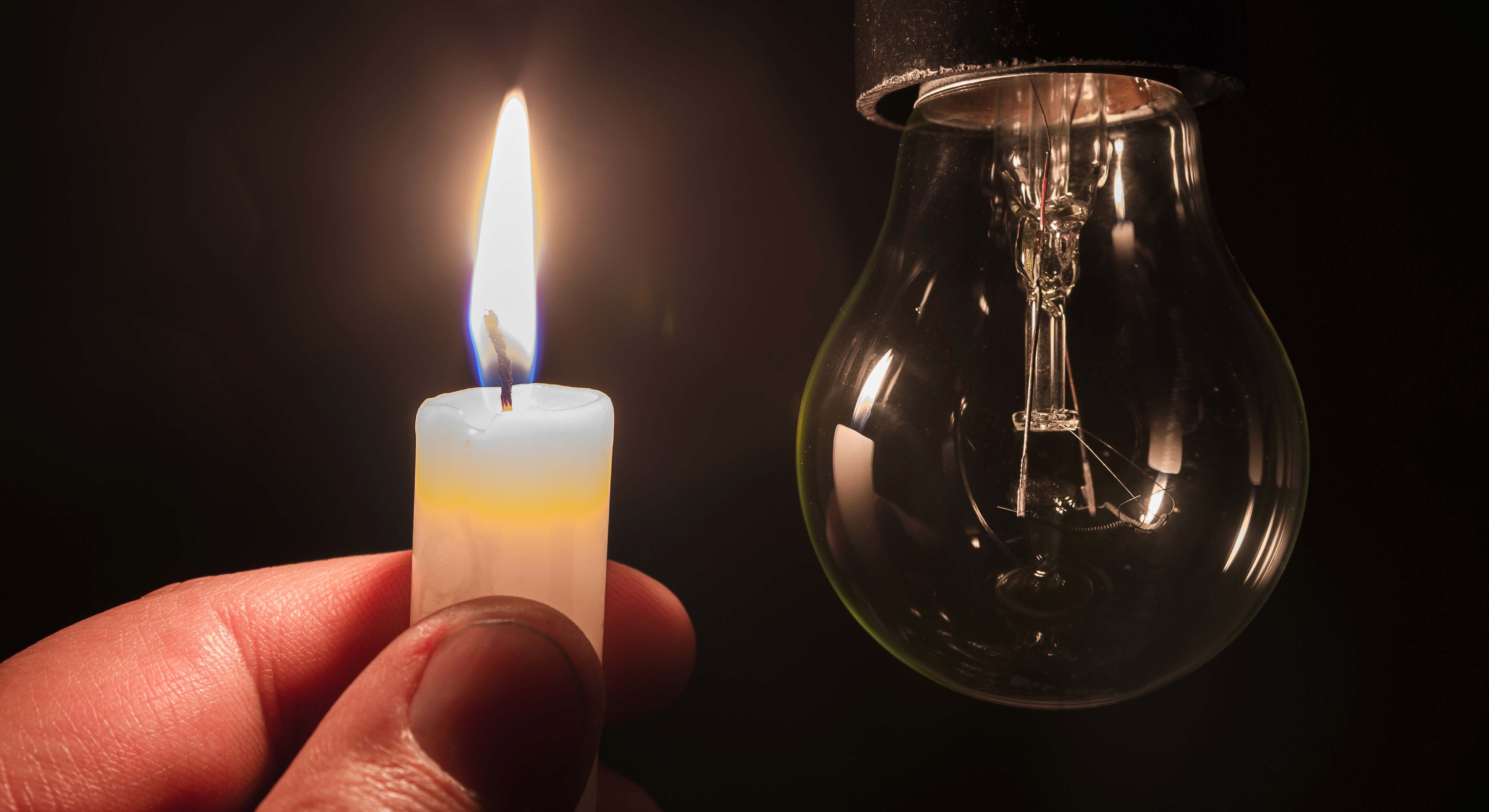 Bombilla sin luz, vela