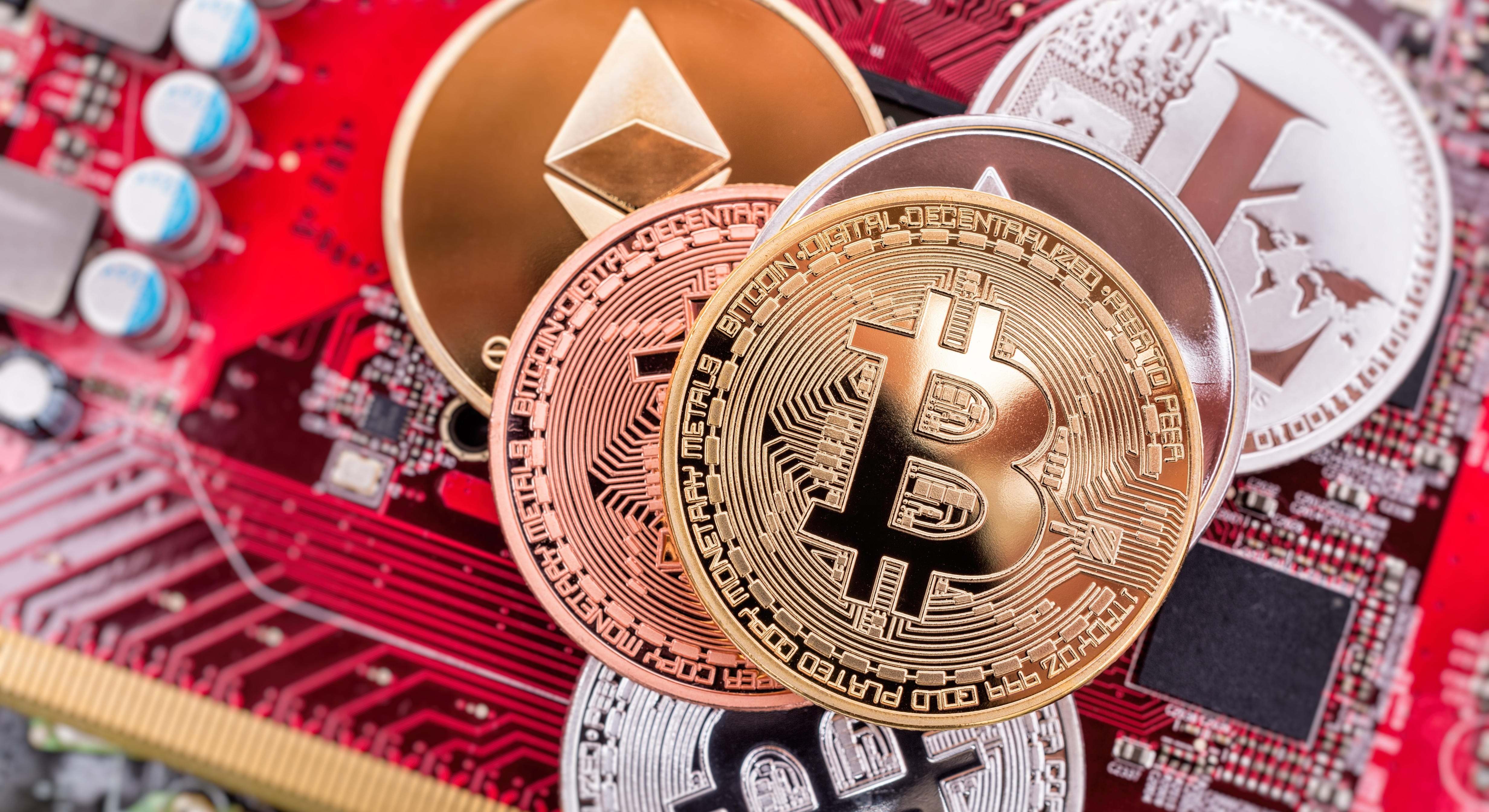 Representación de criptomonedas