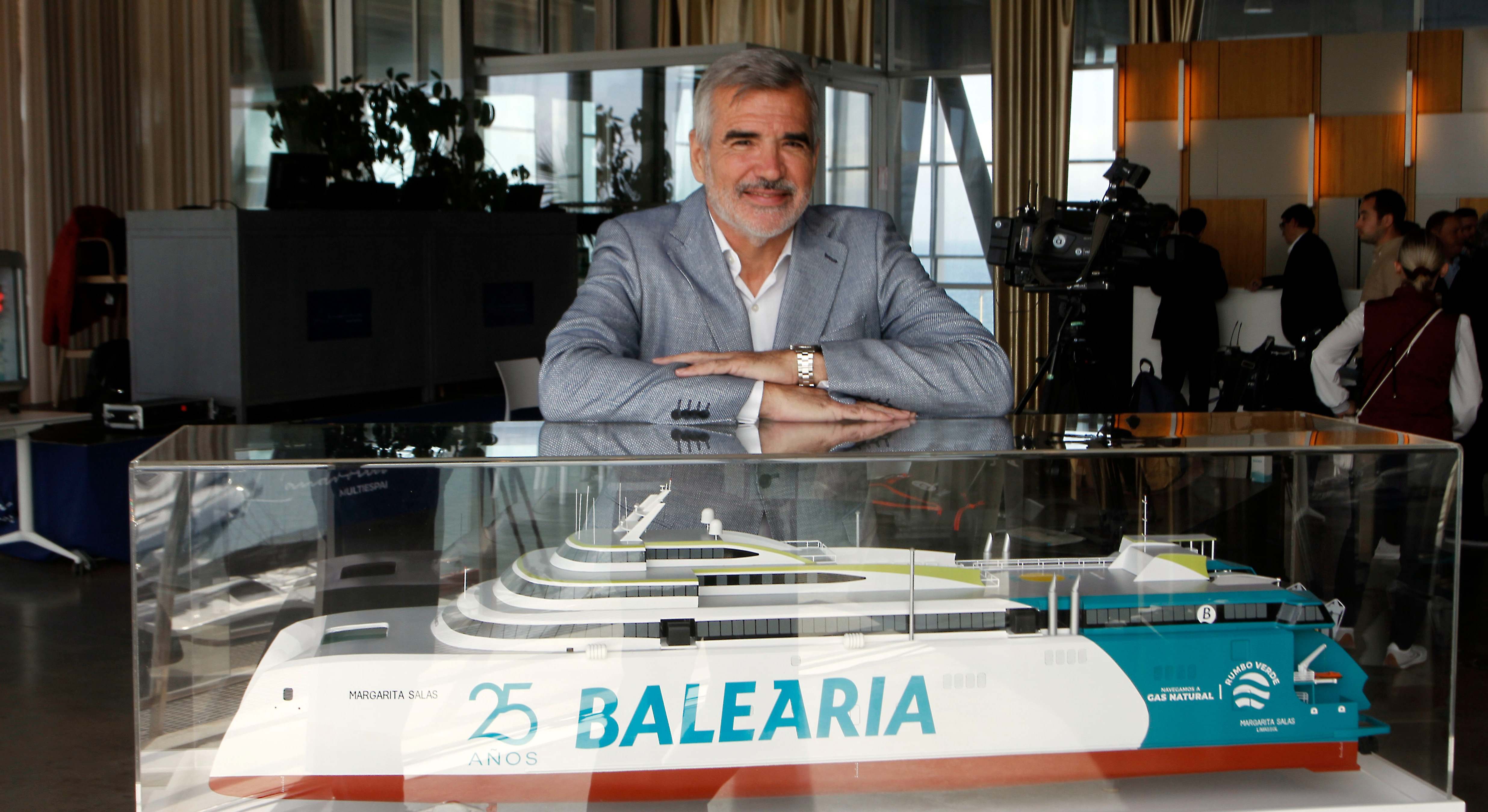 Adolfo Utor, presidente de Baleària. / Guillermo Lucas