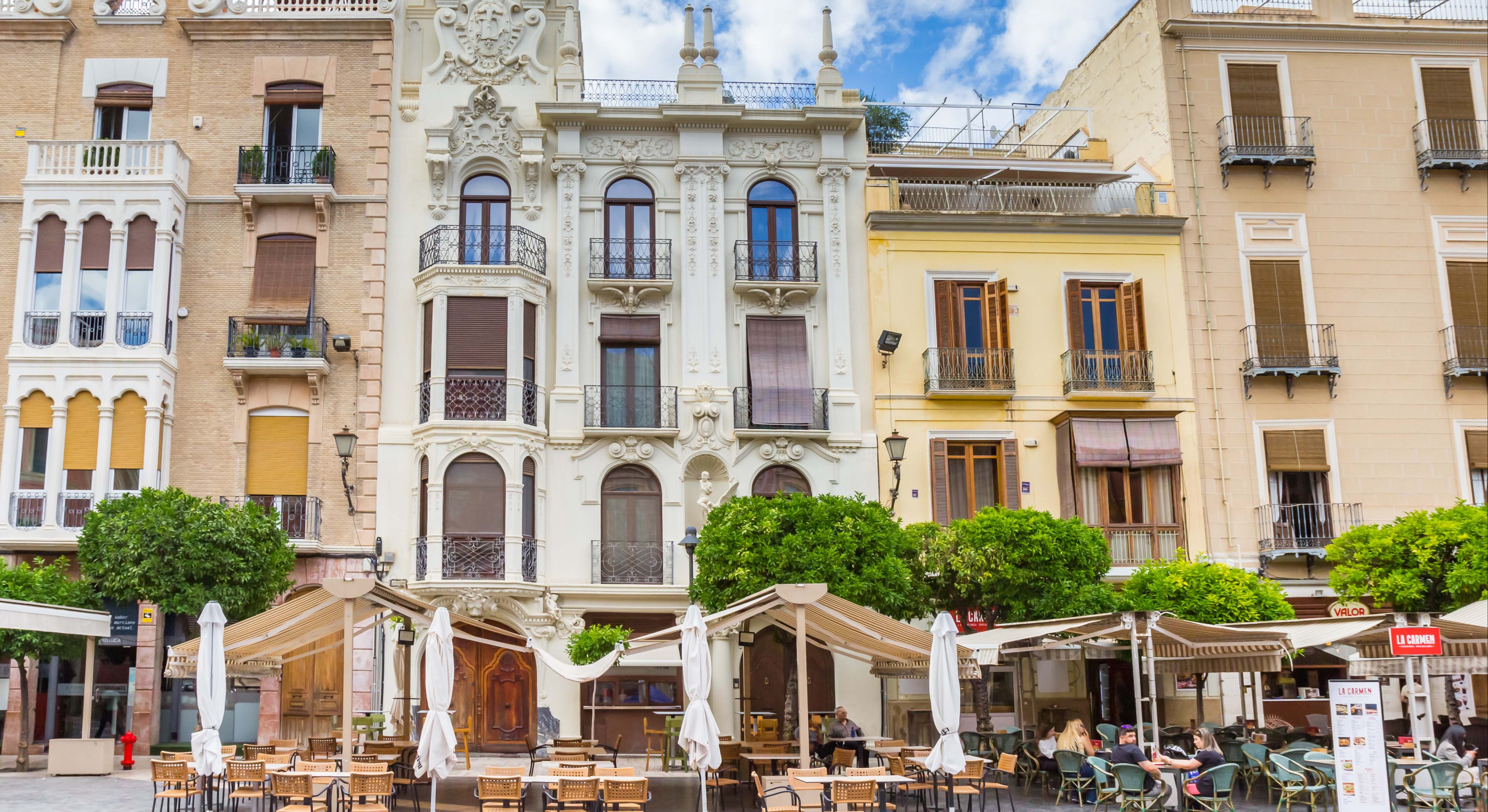 Plaza de la catedral de Murcia