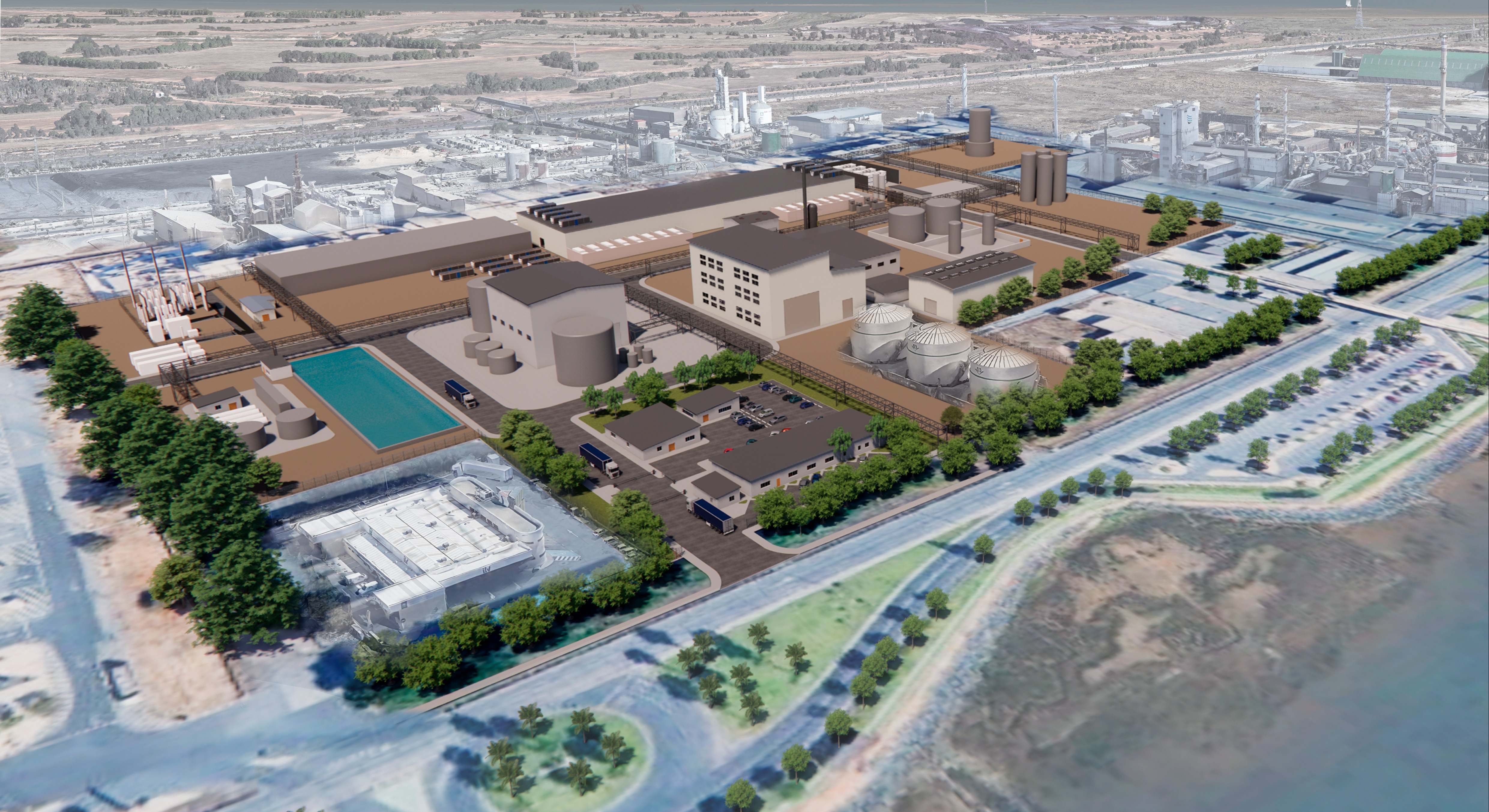 Nueva planta de metanol en el puerto de Huelva. / Ansasol