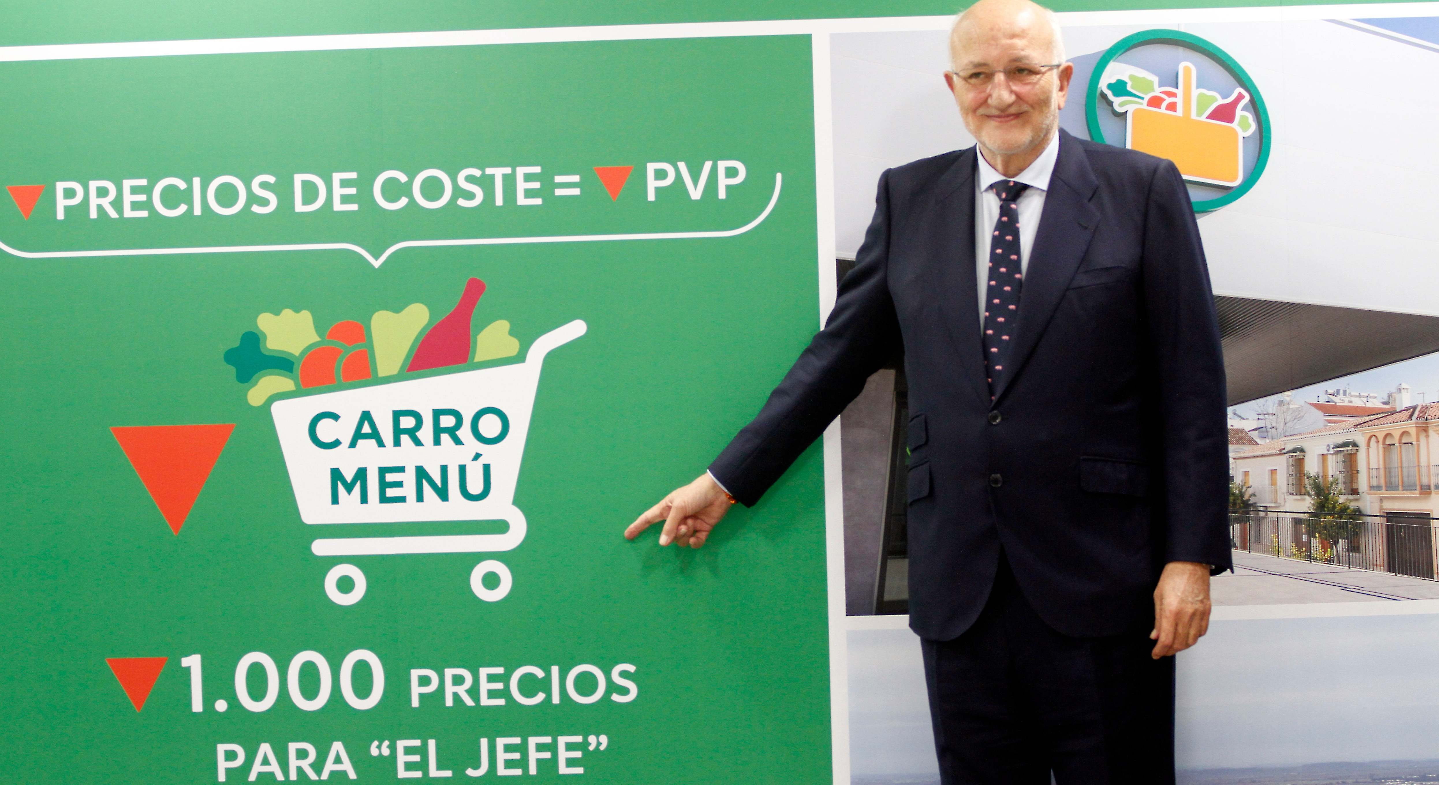 Juan Roig, tras la presentación de resultados de Mercadona.