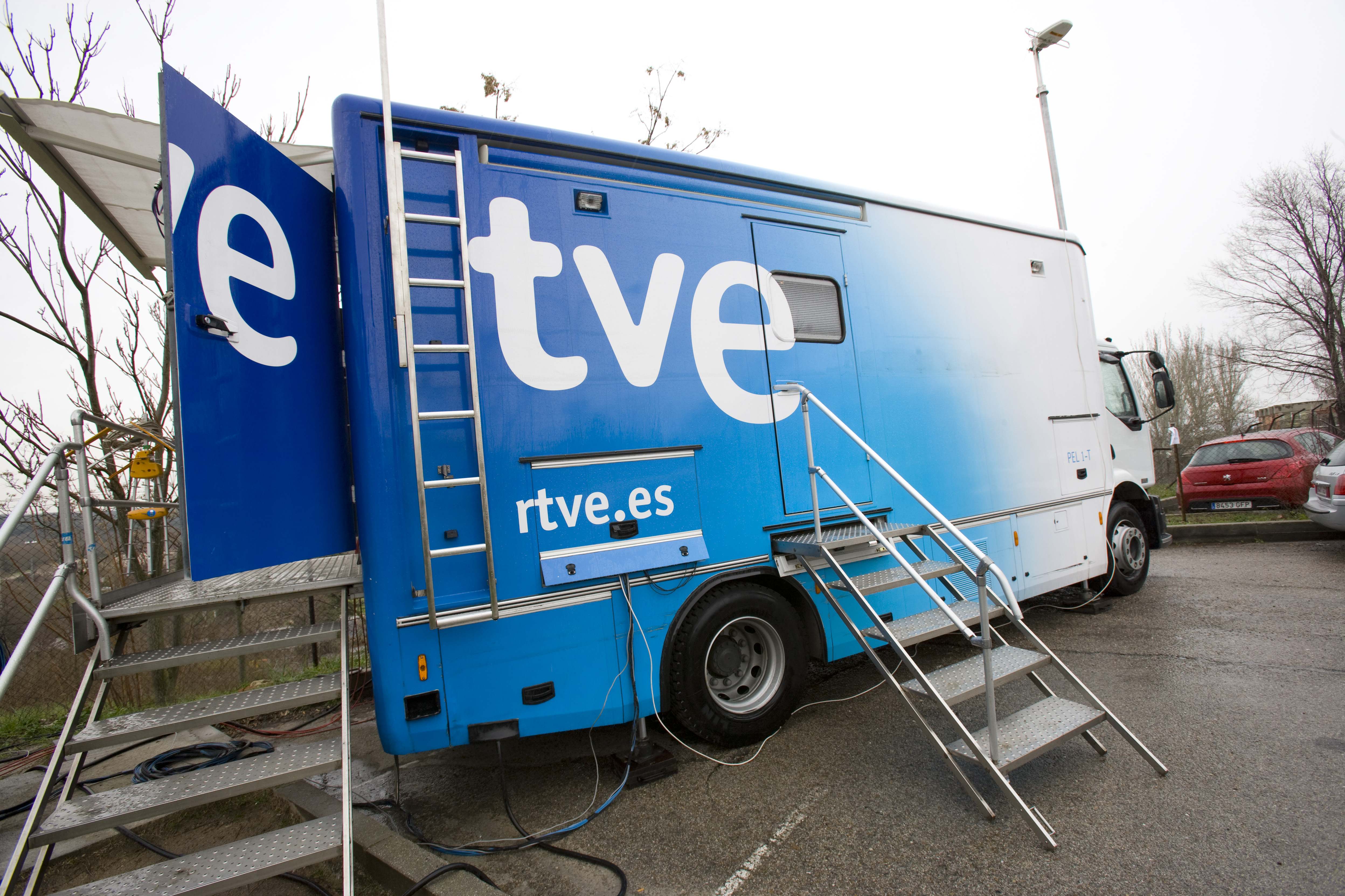 Unidad móvil de TVE