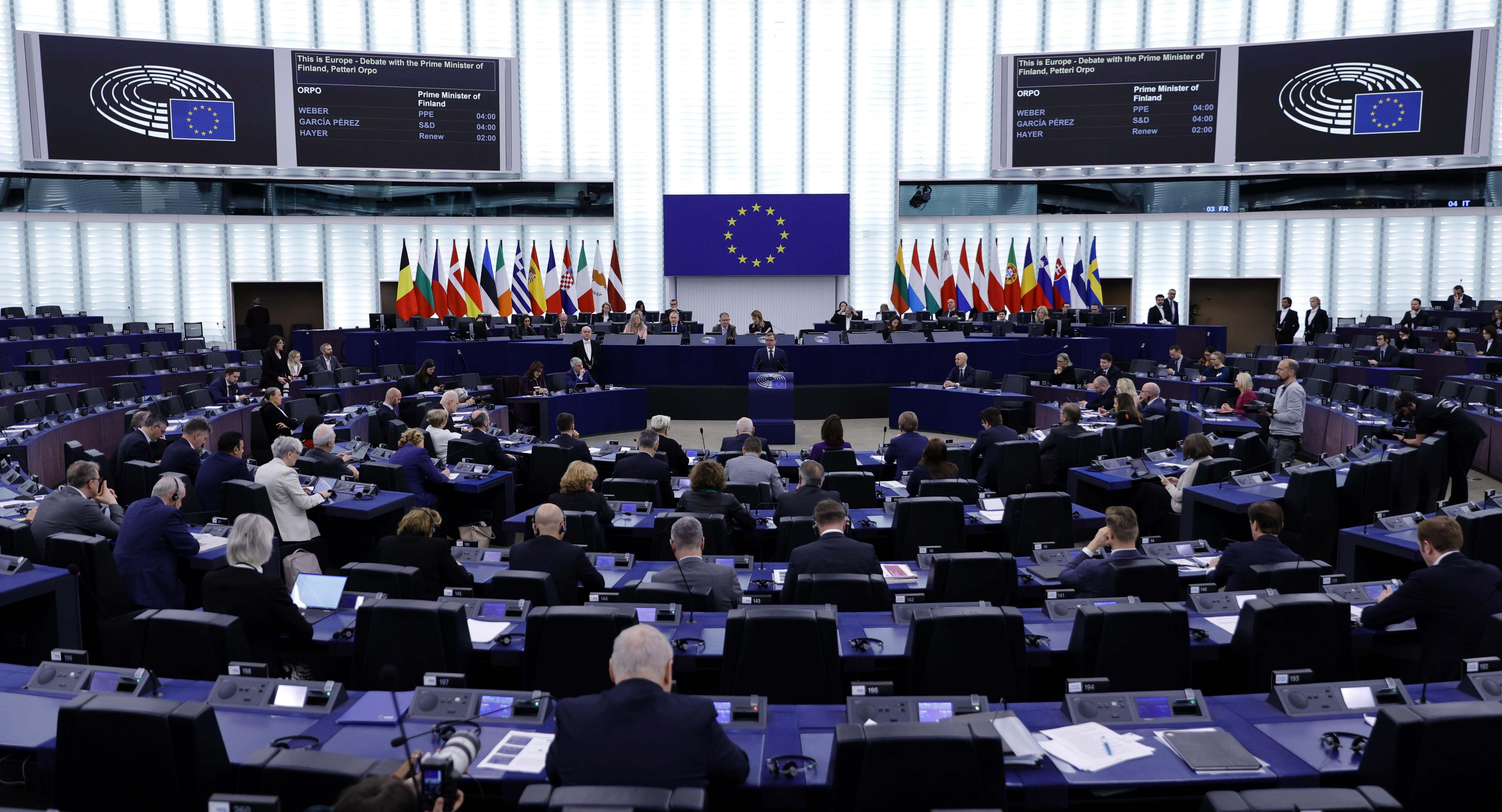 Pleno del Parlamento Europeo