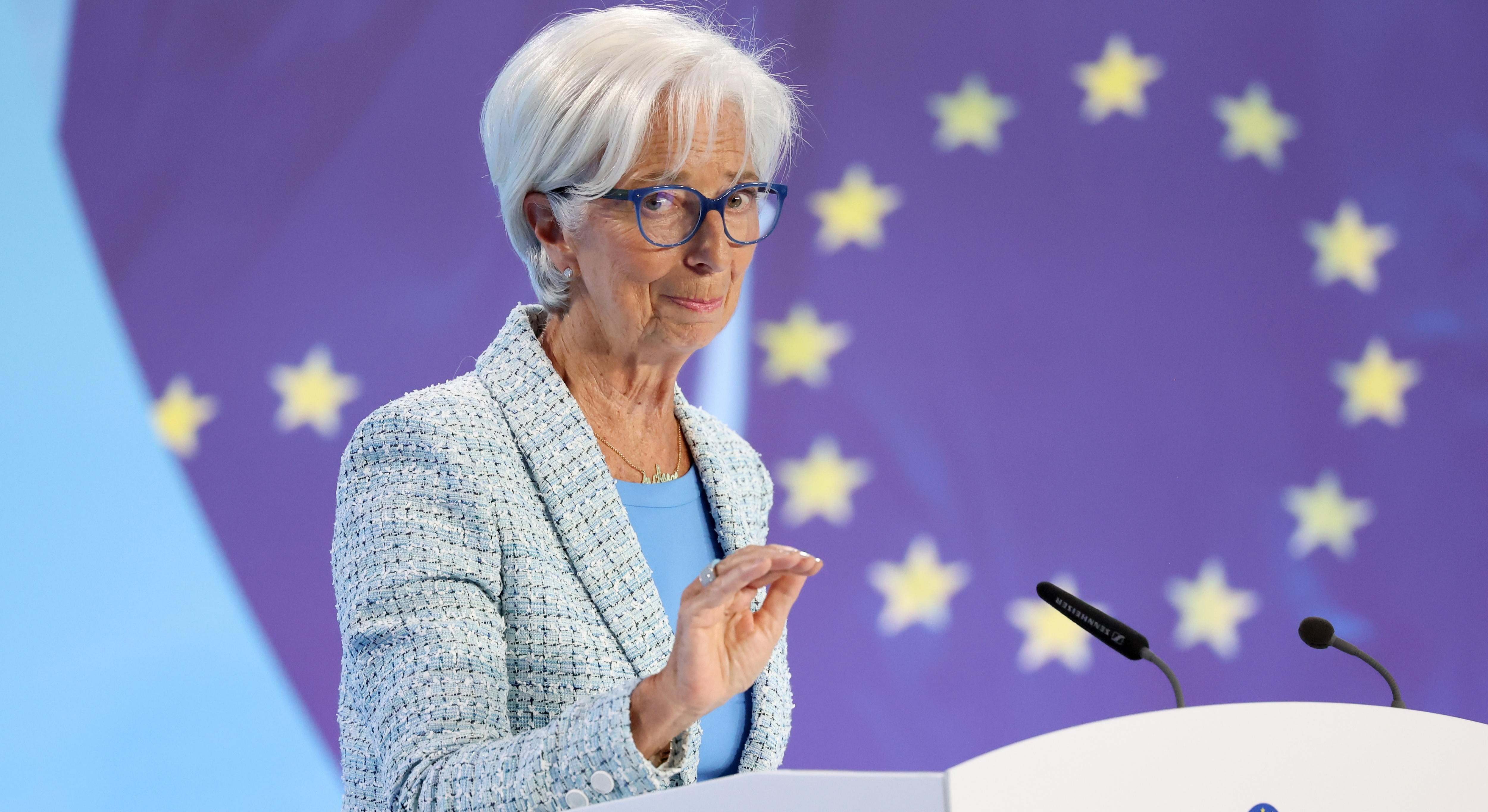 Christine Lagarde, presidenta del BCE.