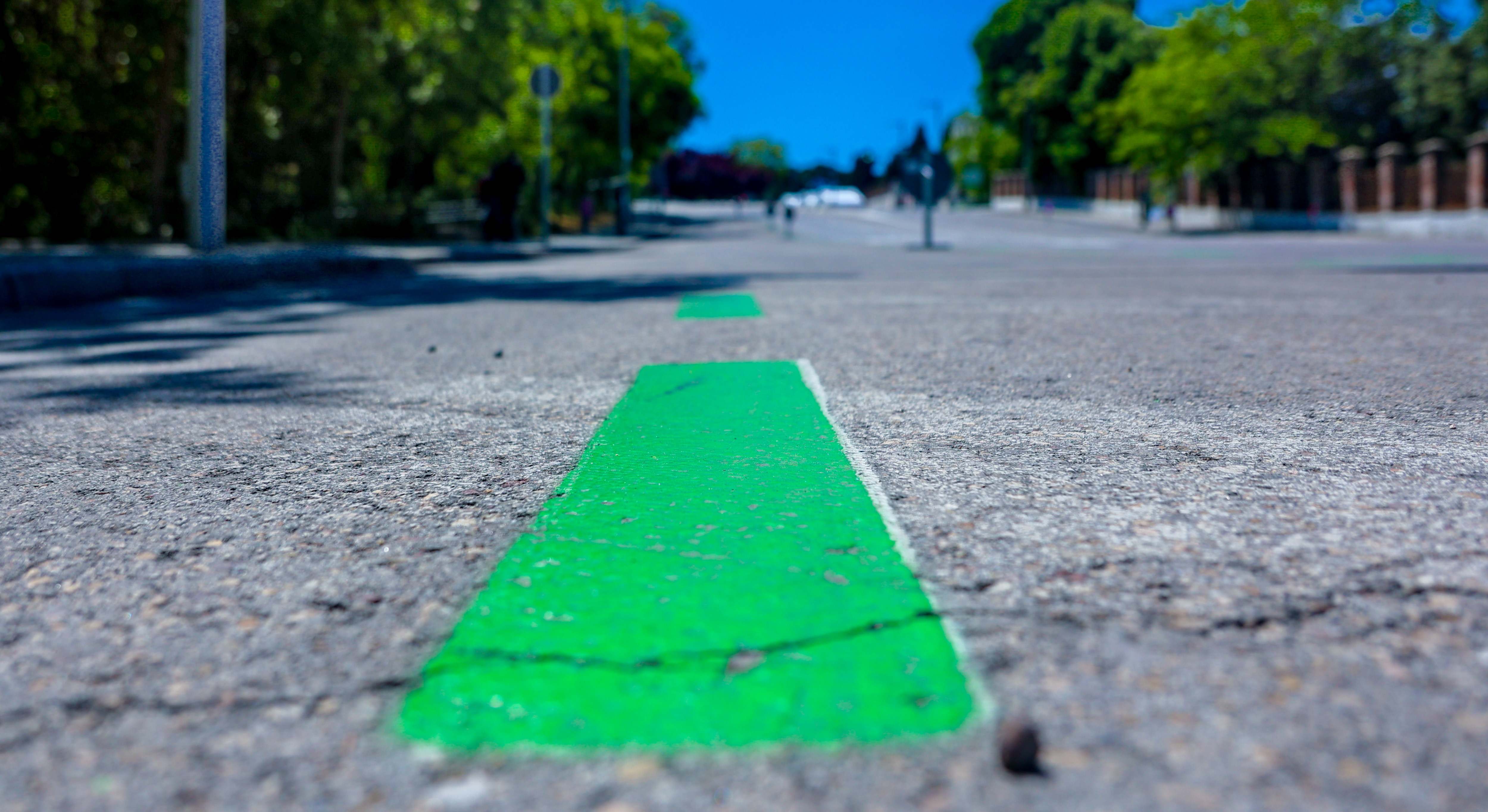 Señalización de zona verde en Madrid. / Ricardo Rubio (Europa Press)