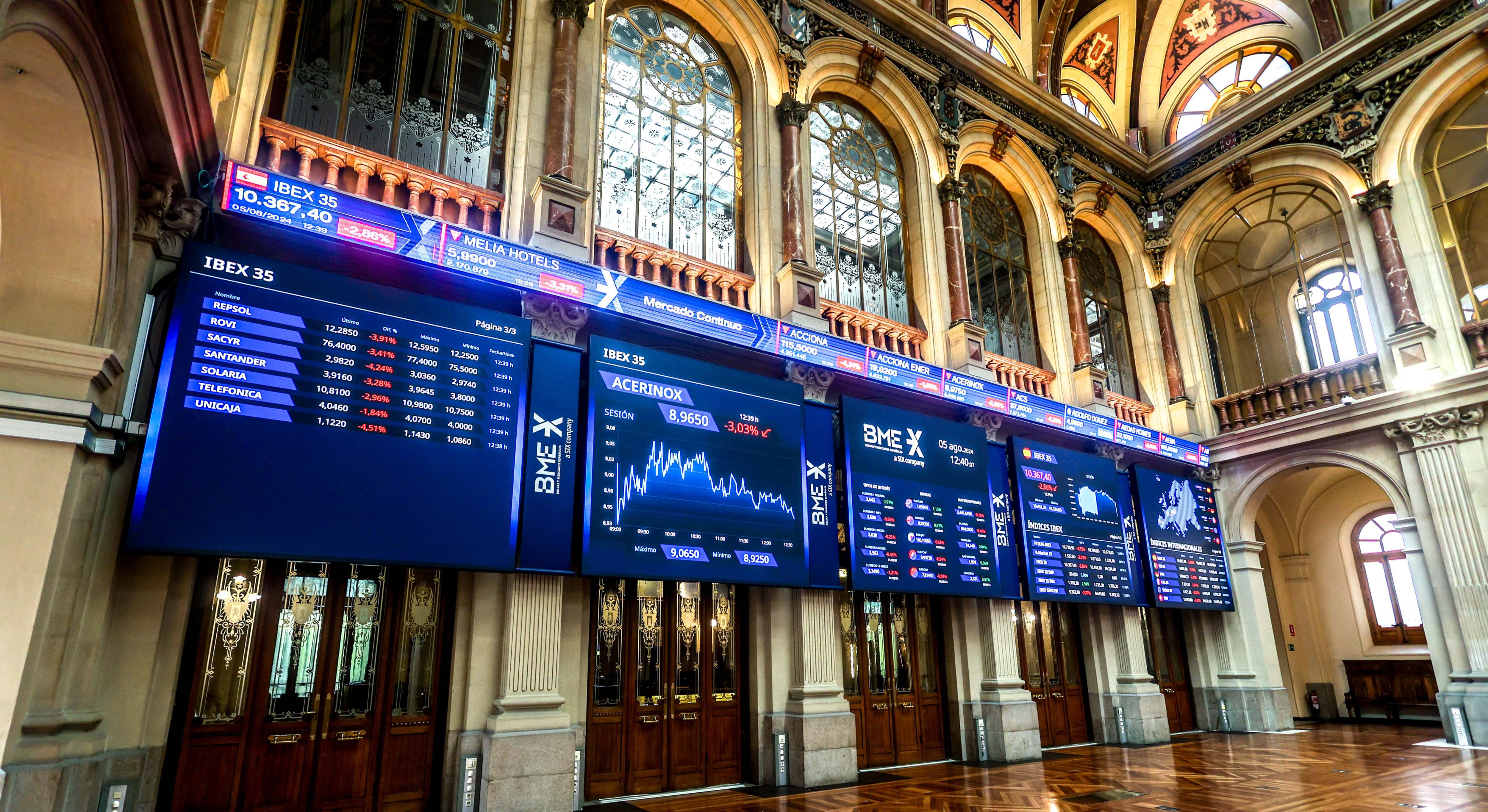 Bolsa española. Foto: Europa Press