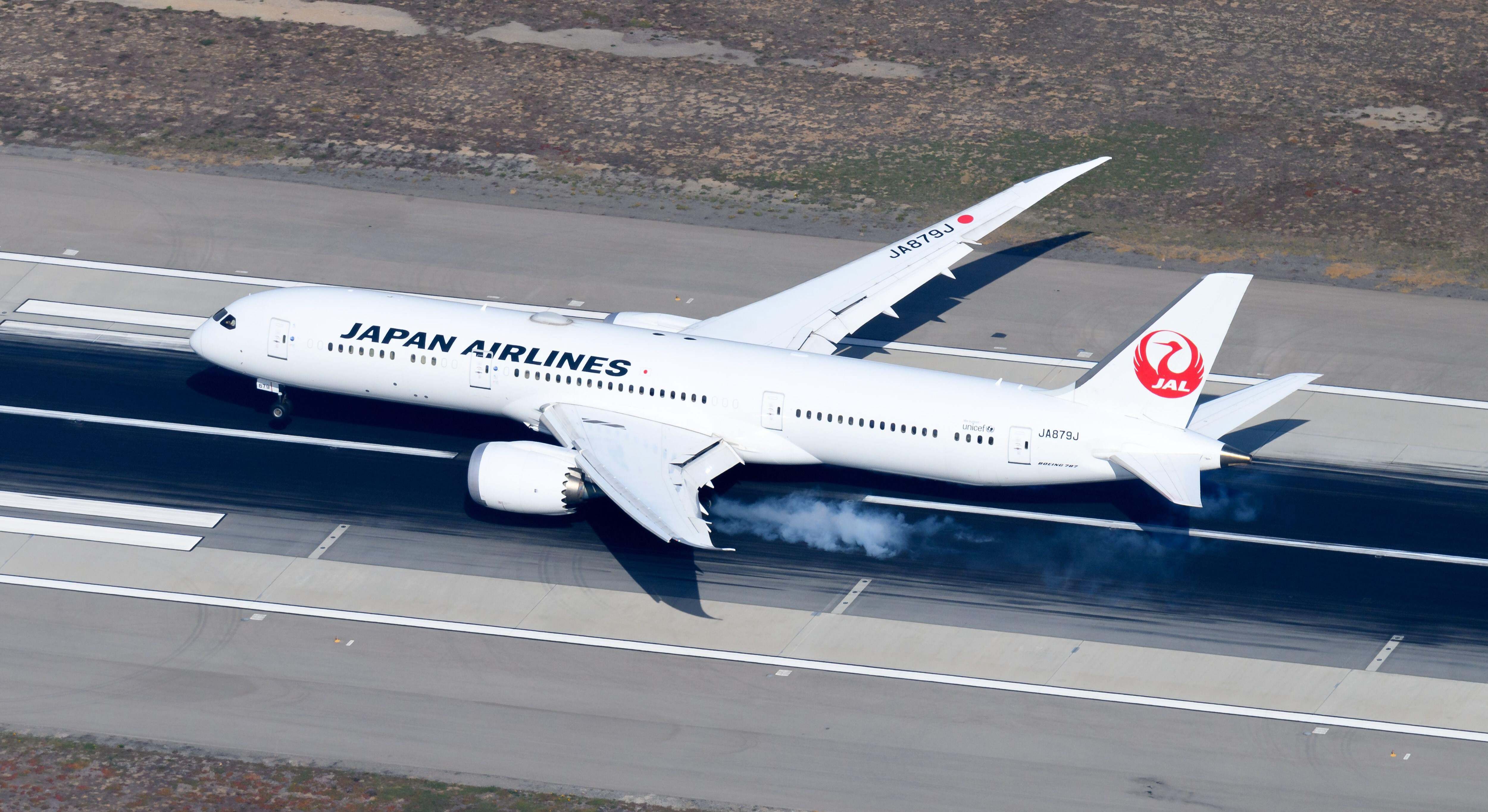 Avión de Japan Airlines