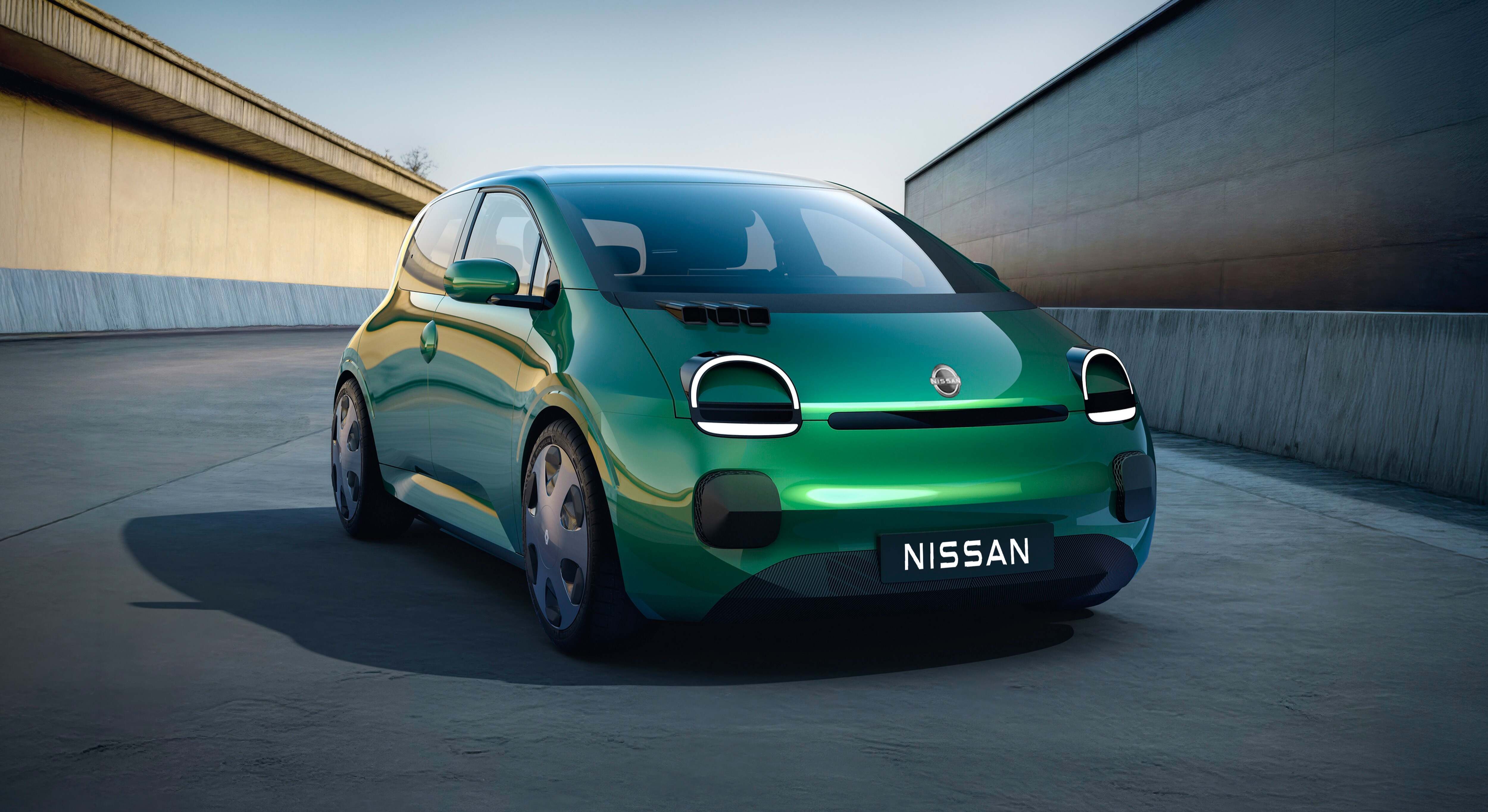 Renault Twingo con logo de Nissan