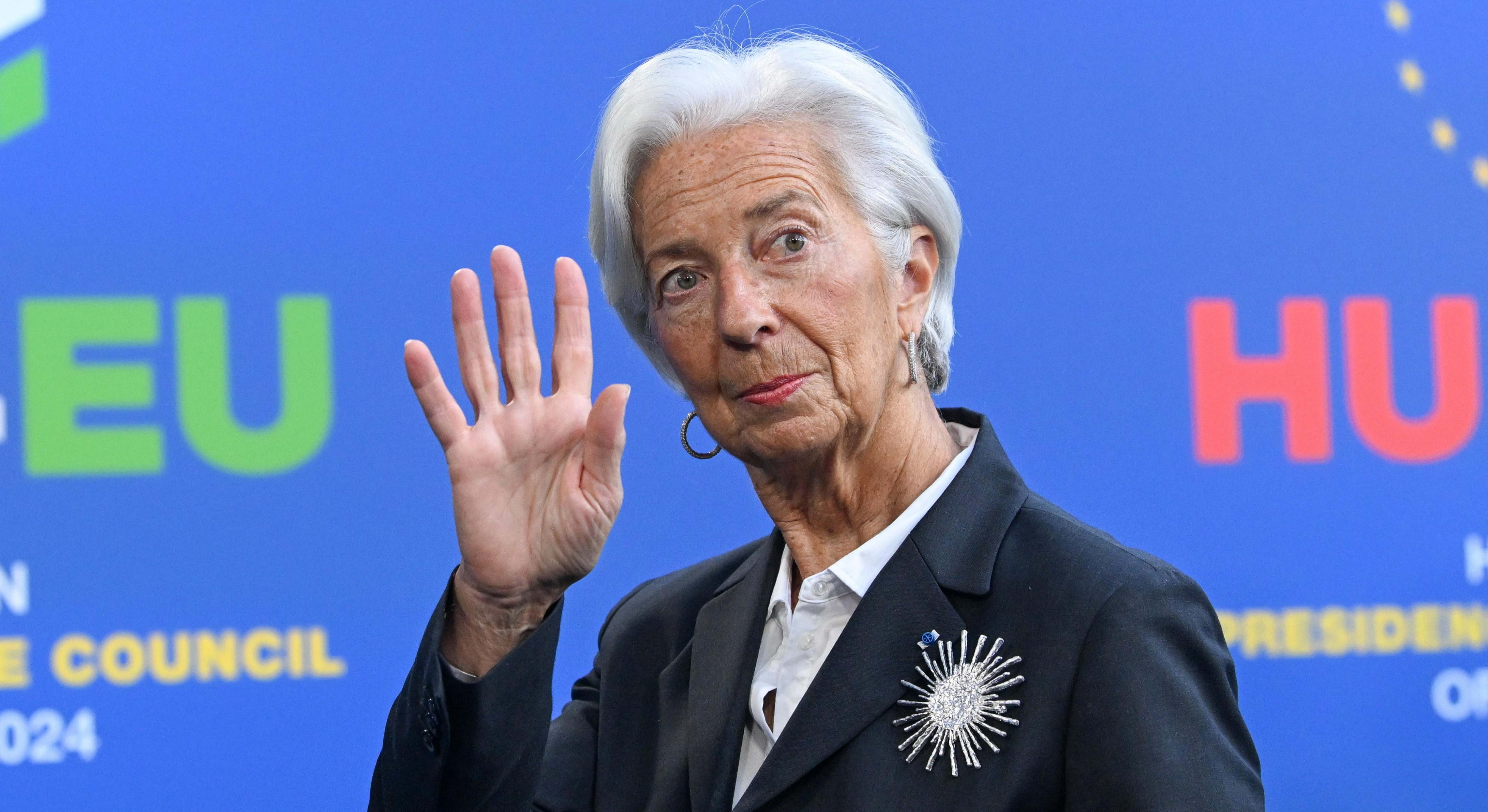 Christine Lagarde, presidenta del BCE 