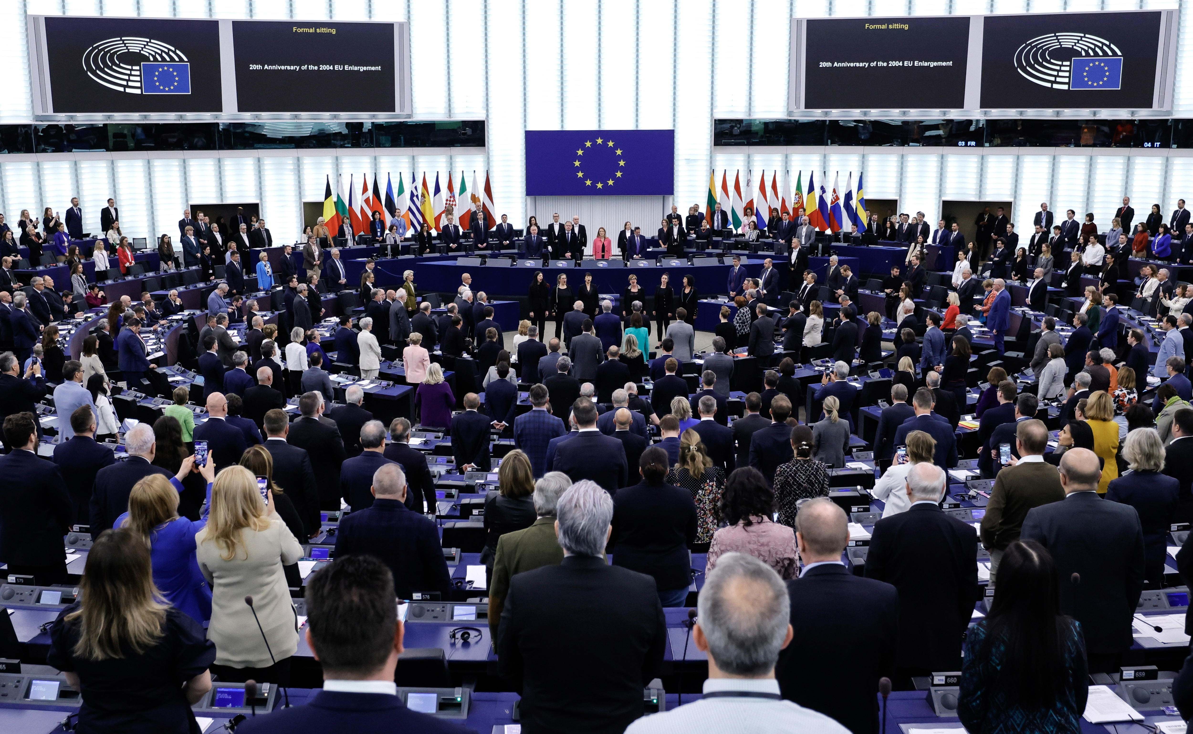 Imagen del pleno del Parlamento Europeo