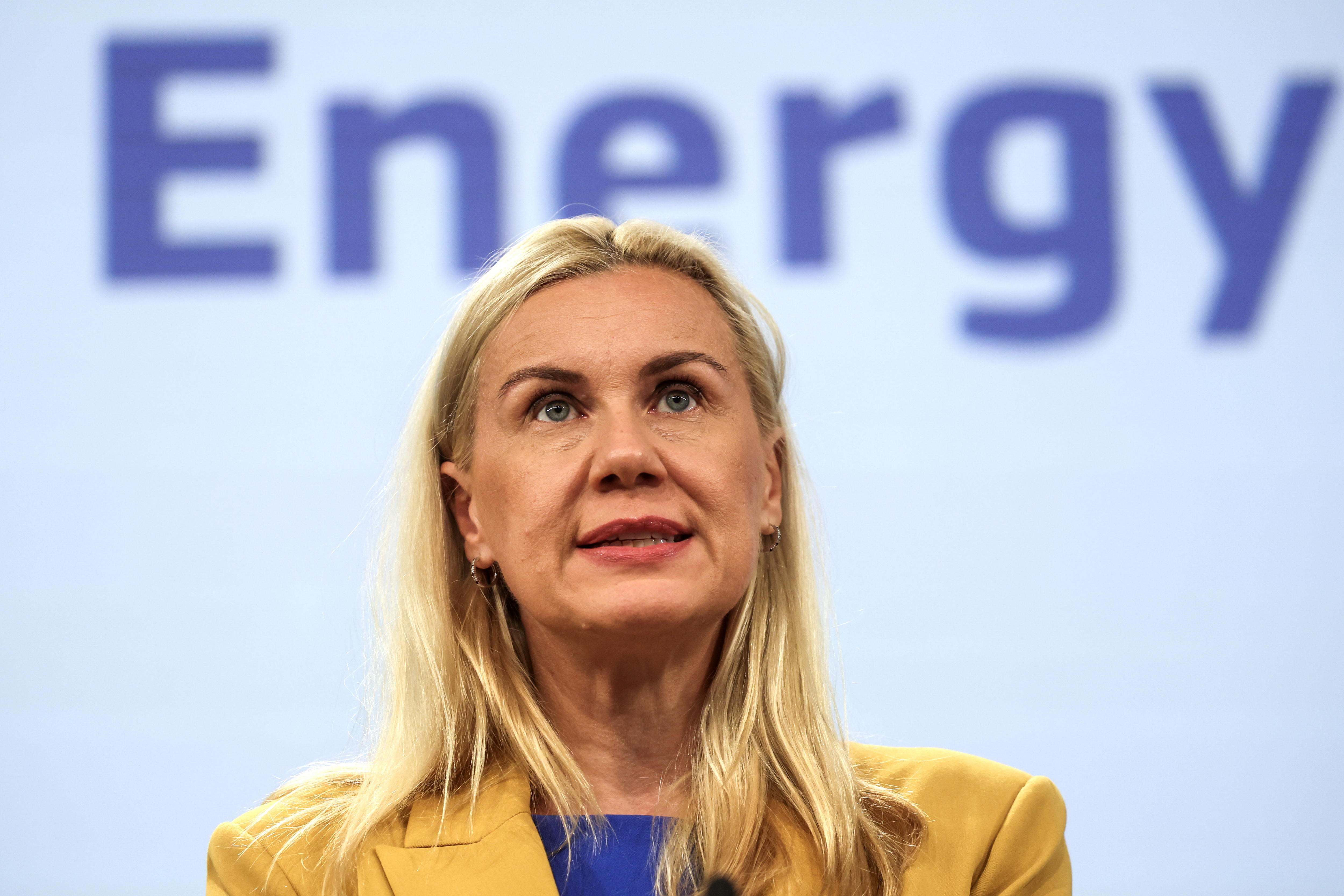 La comisaria de Energía, Kadri Simson