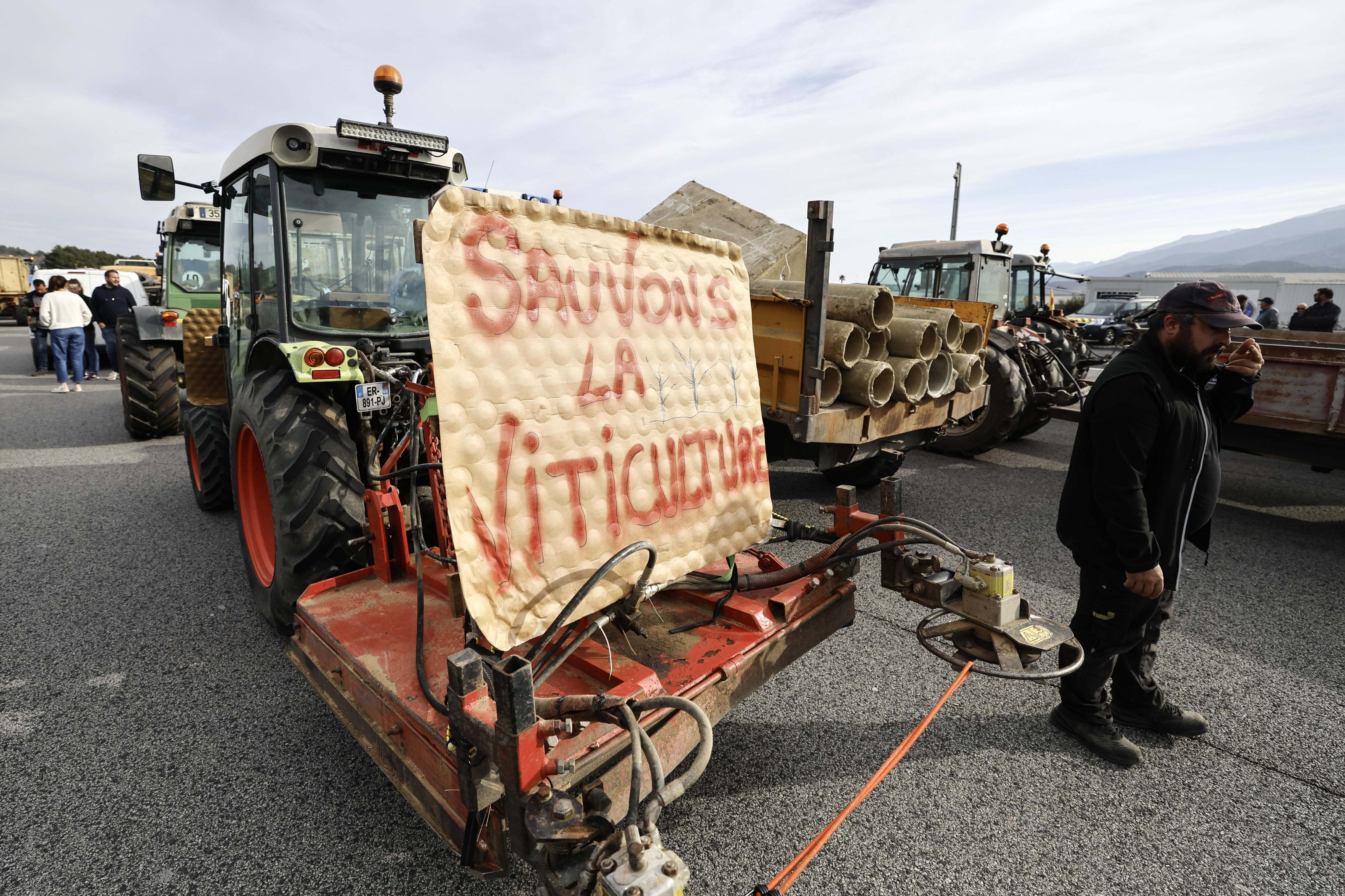 Protestas de agricultores en Francia / EFE