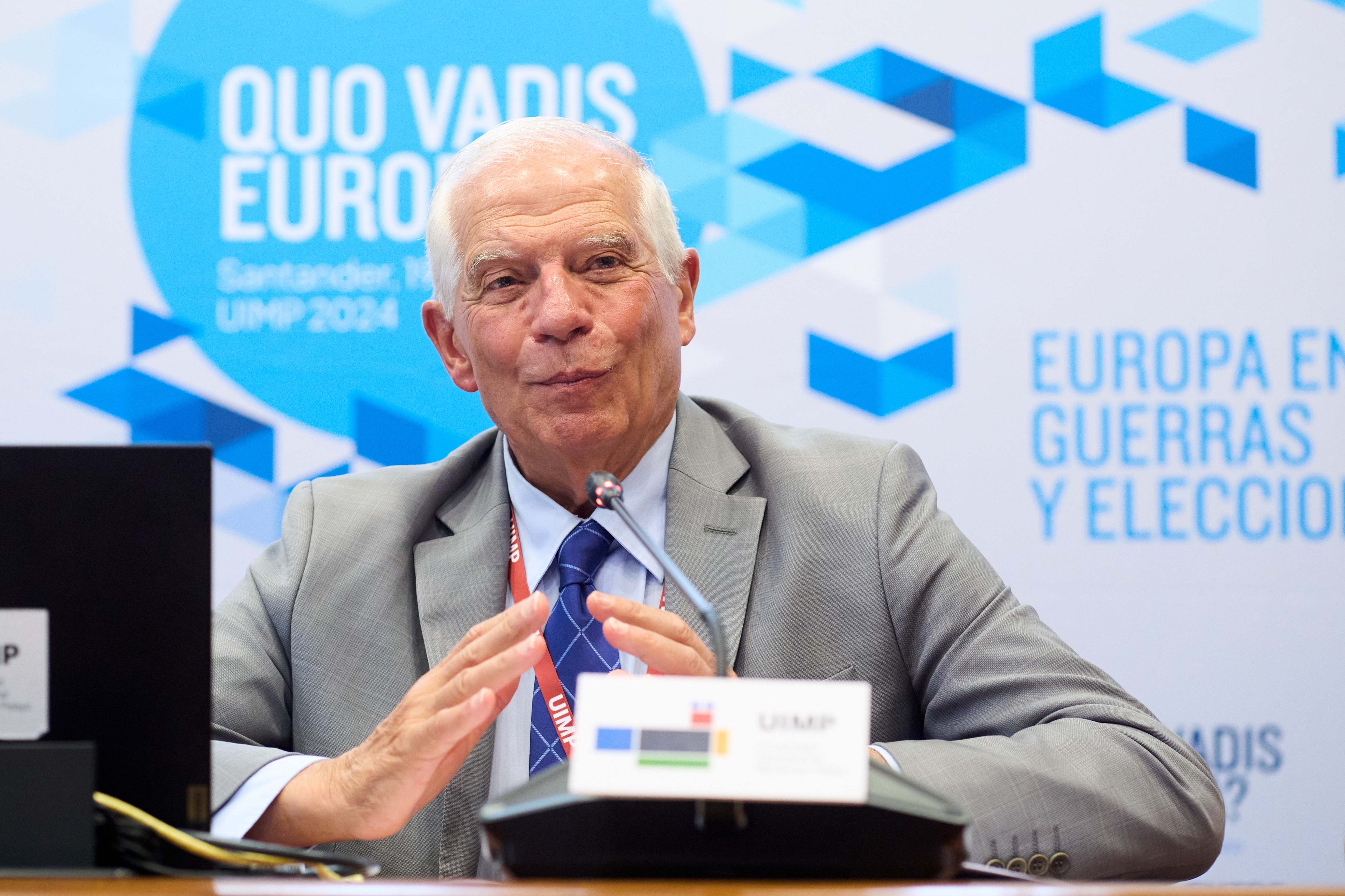 Josep Borrell, alto representante de la Unión para Asuntos Exteriores y Política de Seguridad.