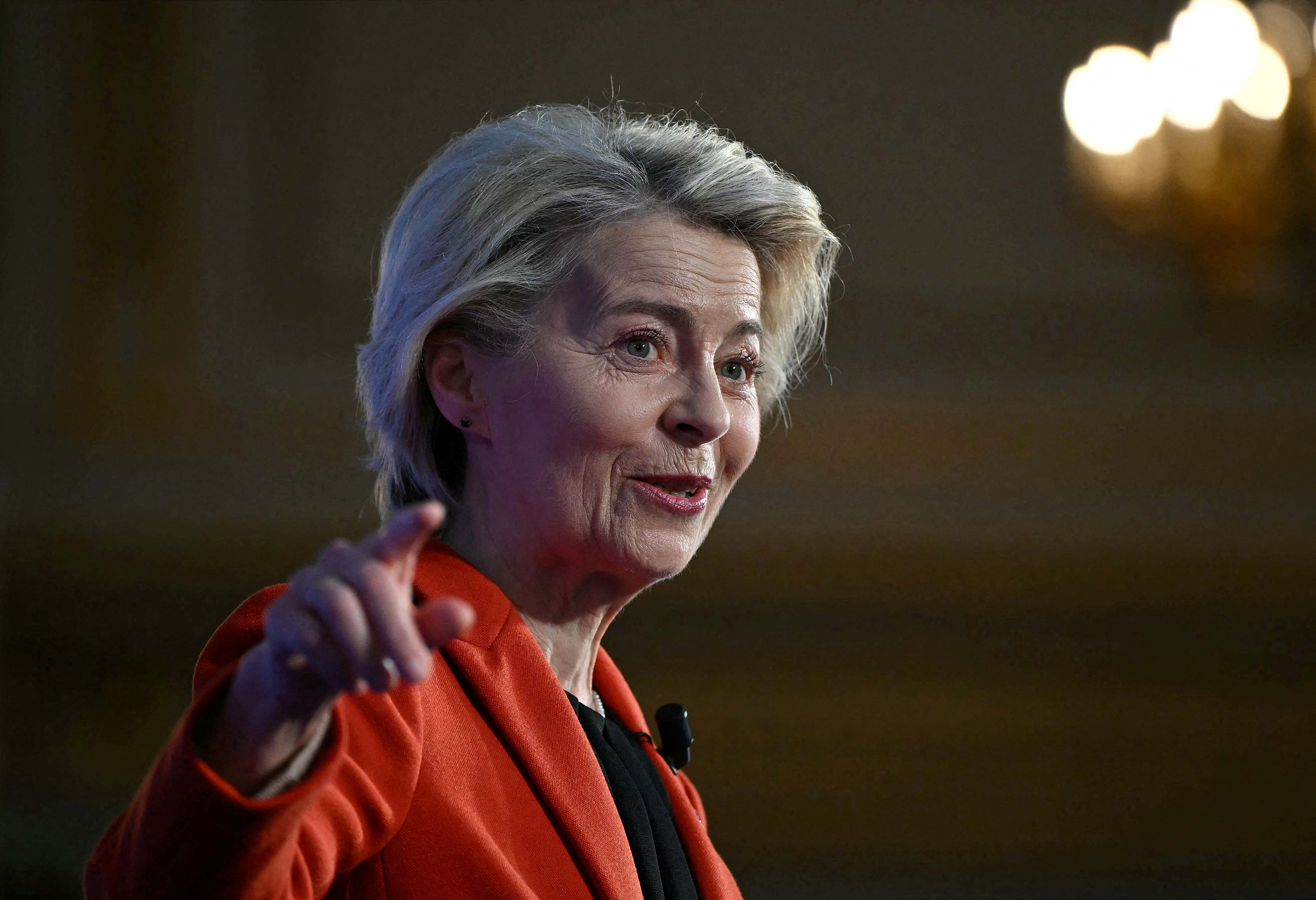 La presidenta de la Comisión Europea, Ursula von der Leyen.