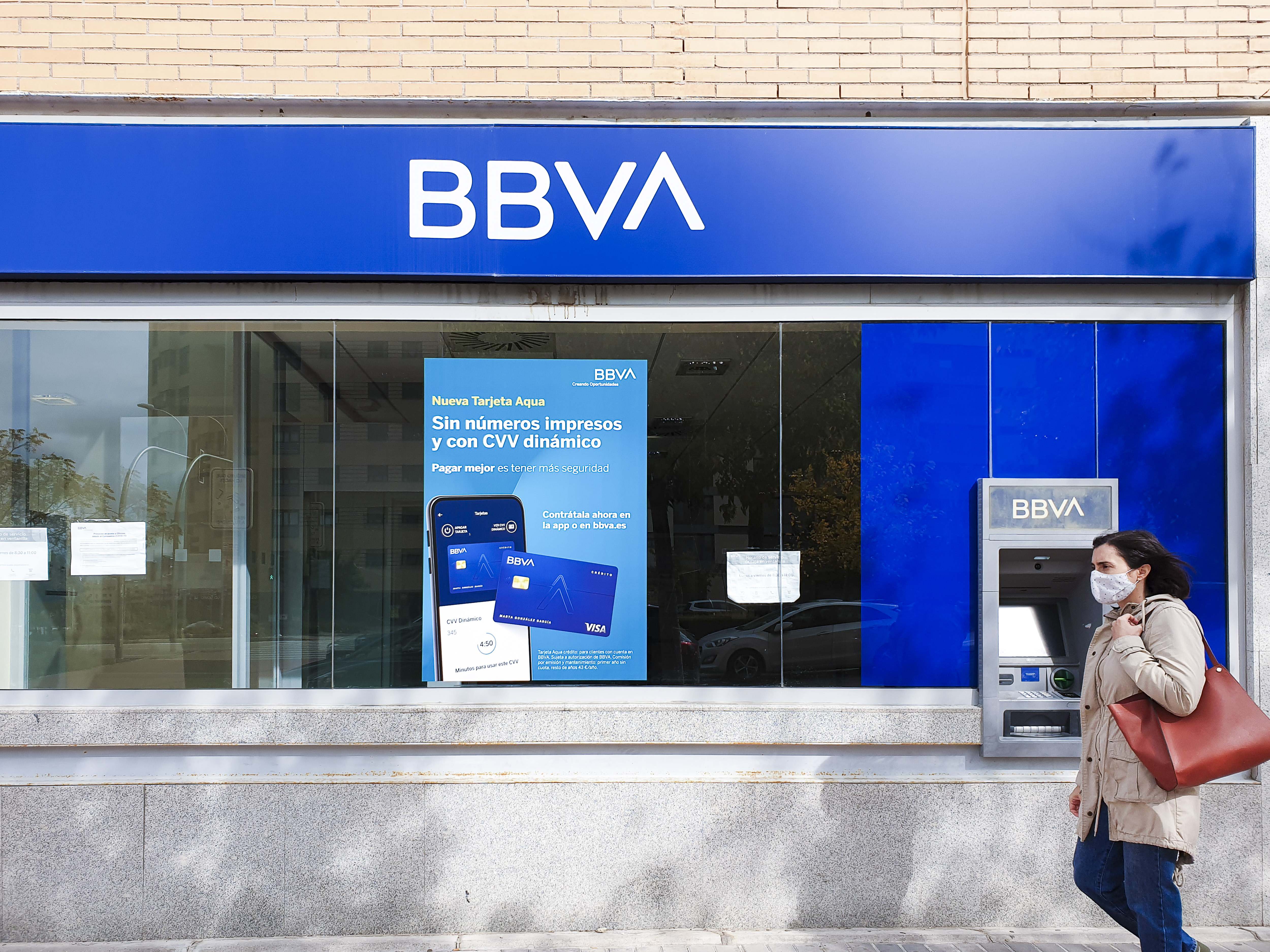 Una sucursal de BBVA