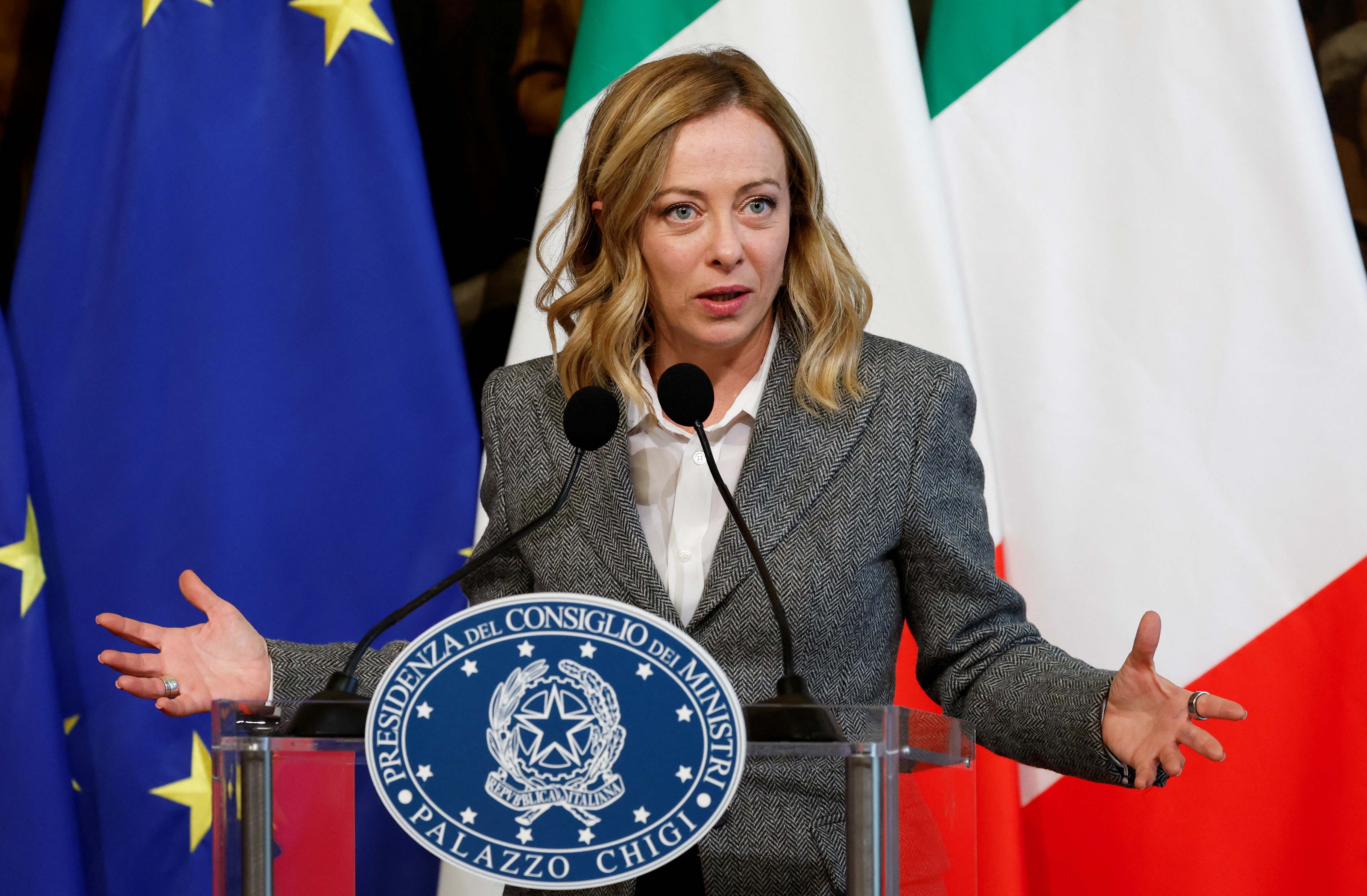Giorgia Meloni, presidenta de Italia