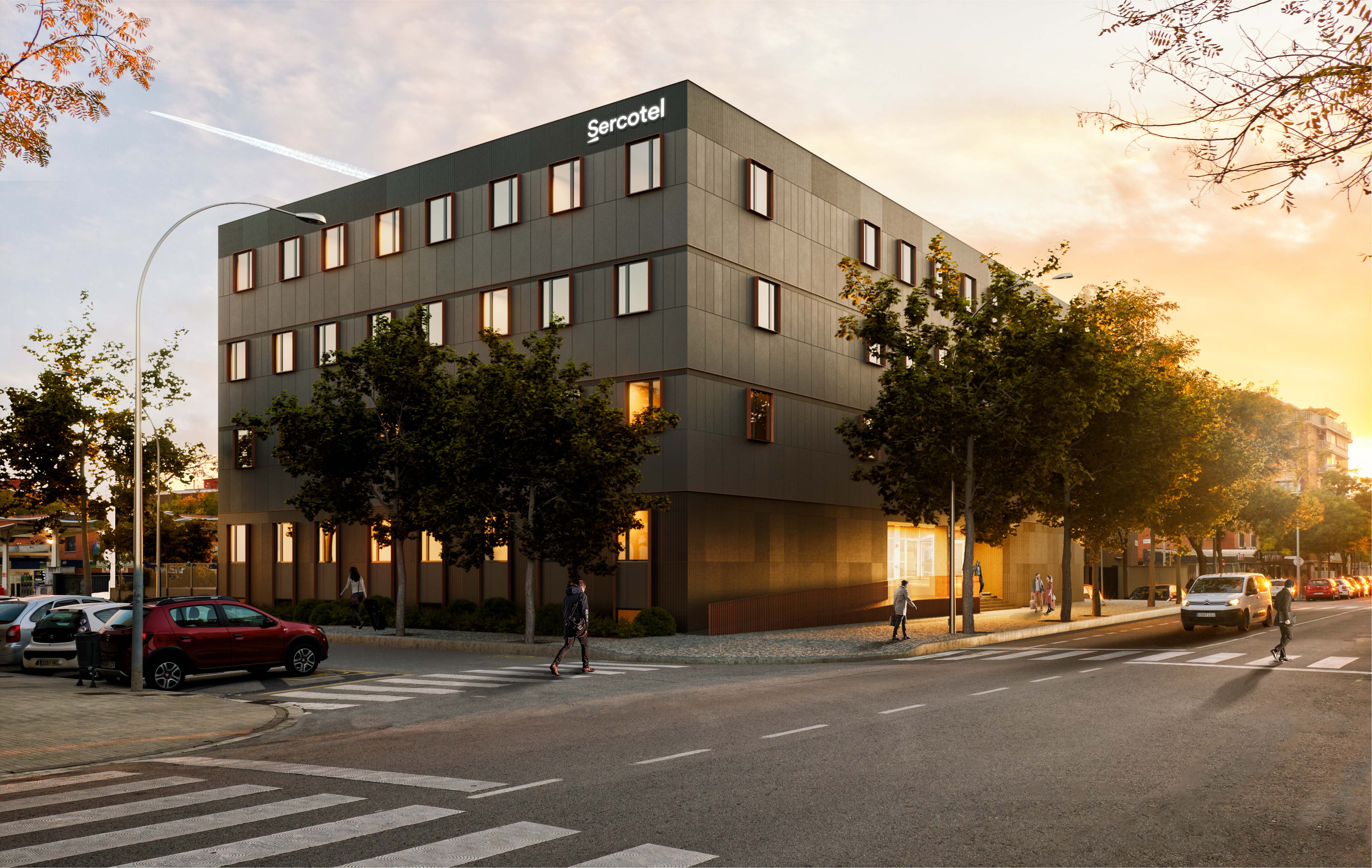 Futuro hotel de Sercotel en El Prat de Llobregat (Barcelona). EE