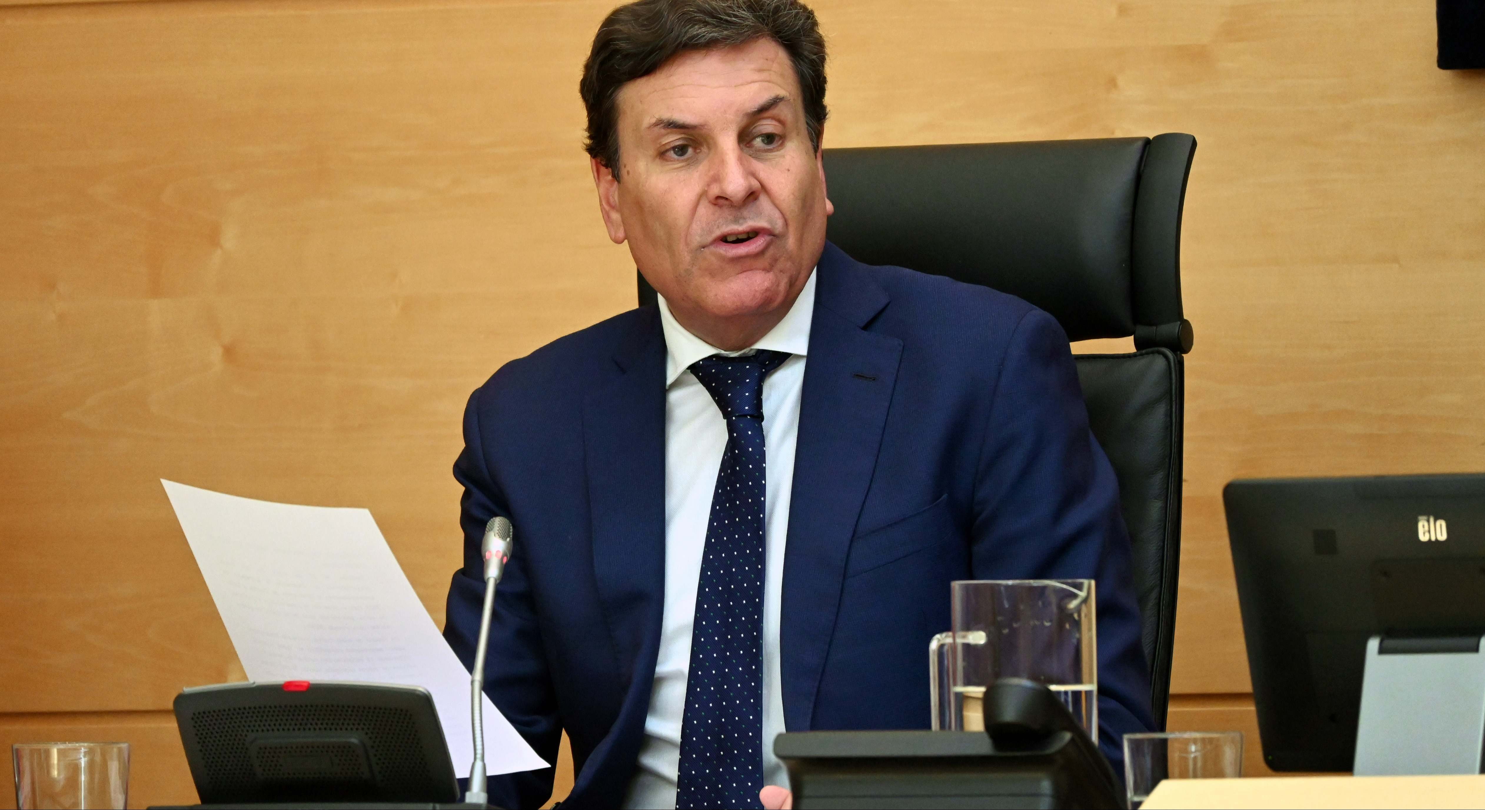 Carlos Fernández Carriedo, consejero de Economía y Hacienda de Castilla y León