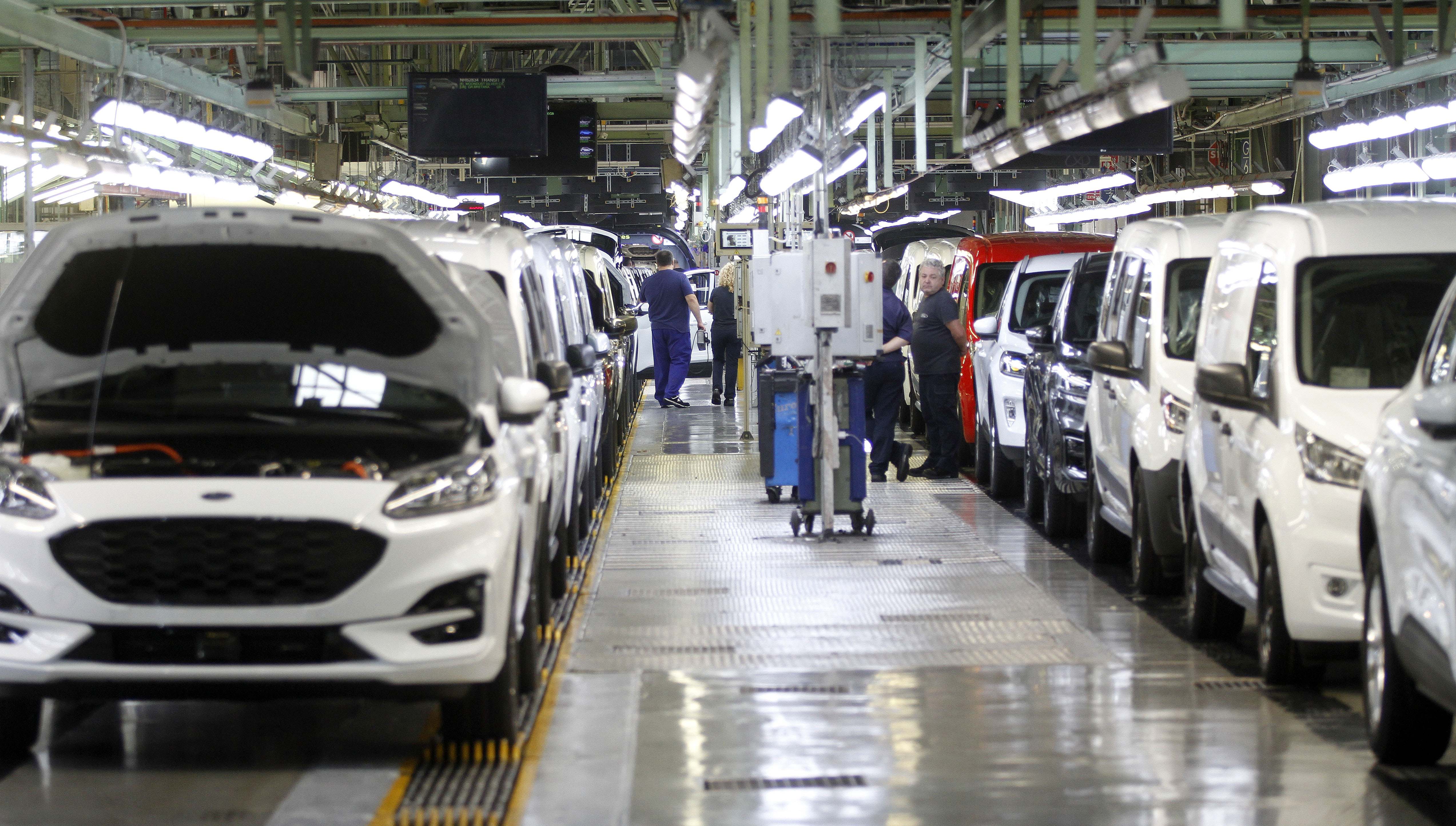 Línea de vehículos de Ford en Almussafes