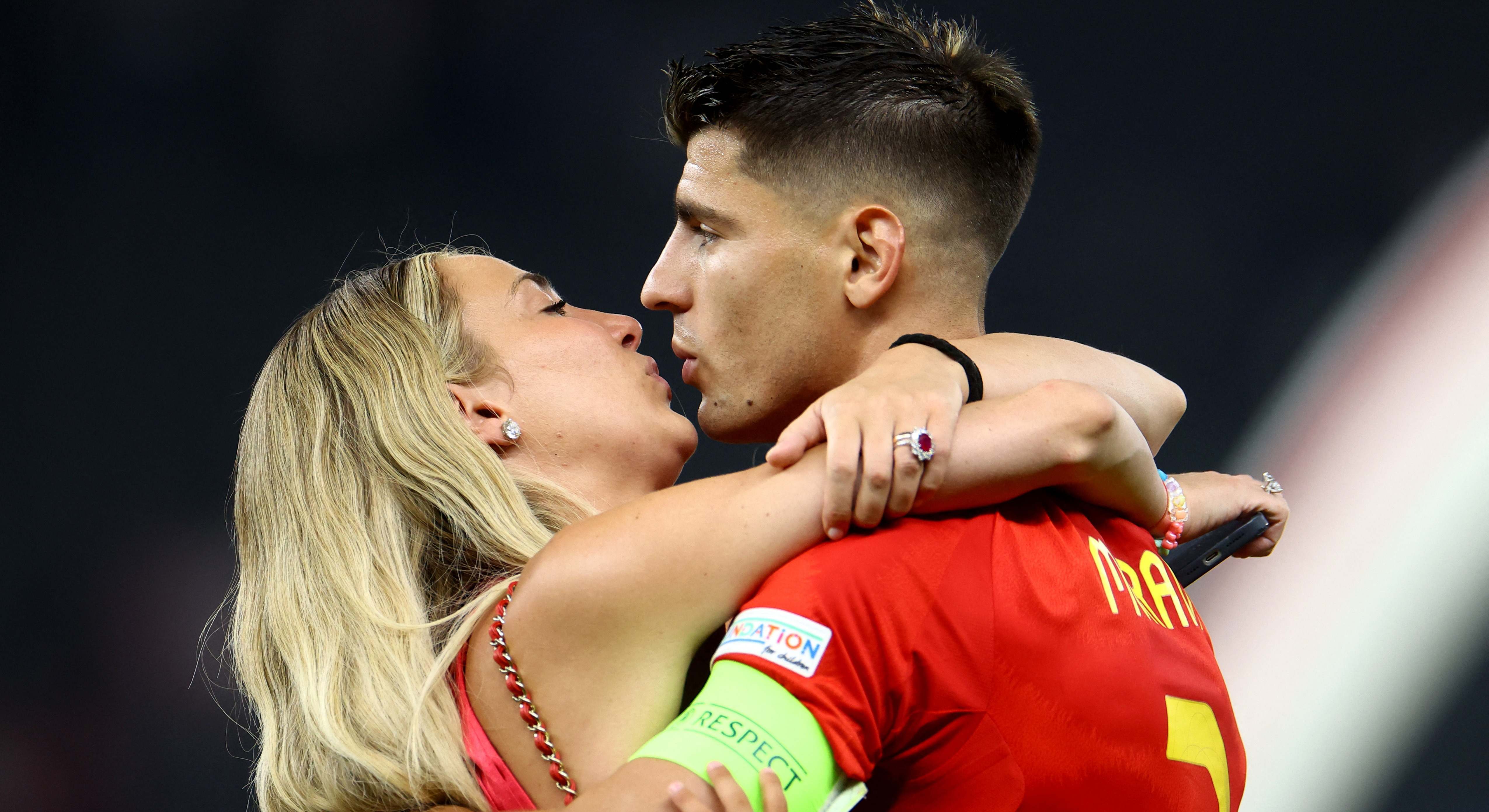 Alice Campello y Álvaro Morata