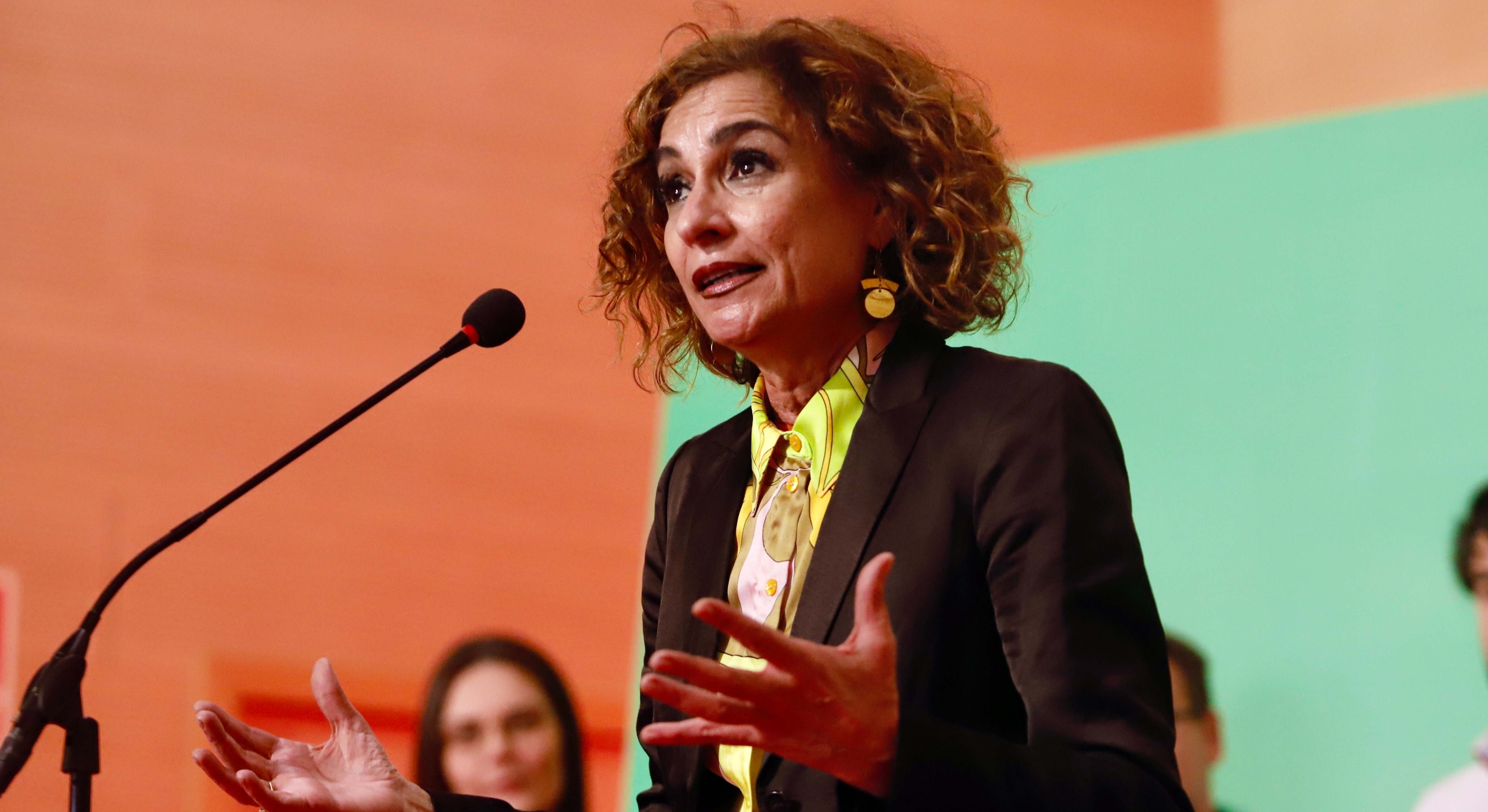 La ministra de Hacienda y vicepresidenta primera, María Jesús Montero 