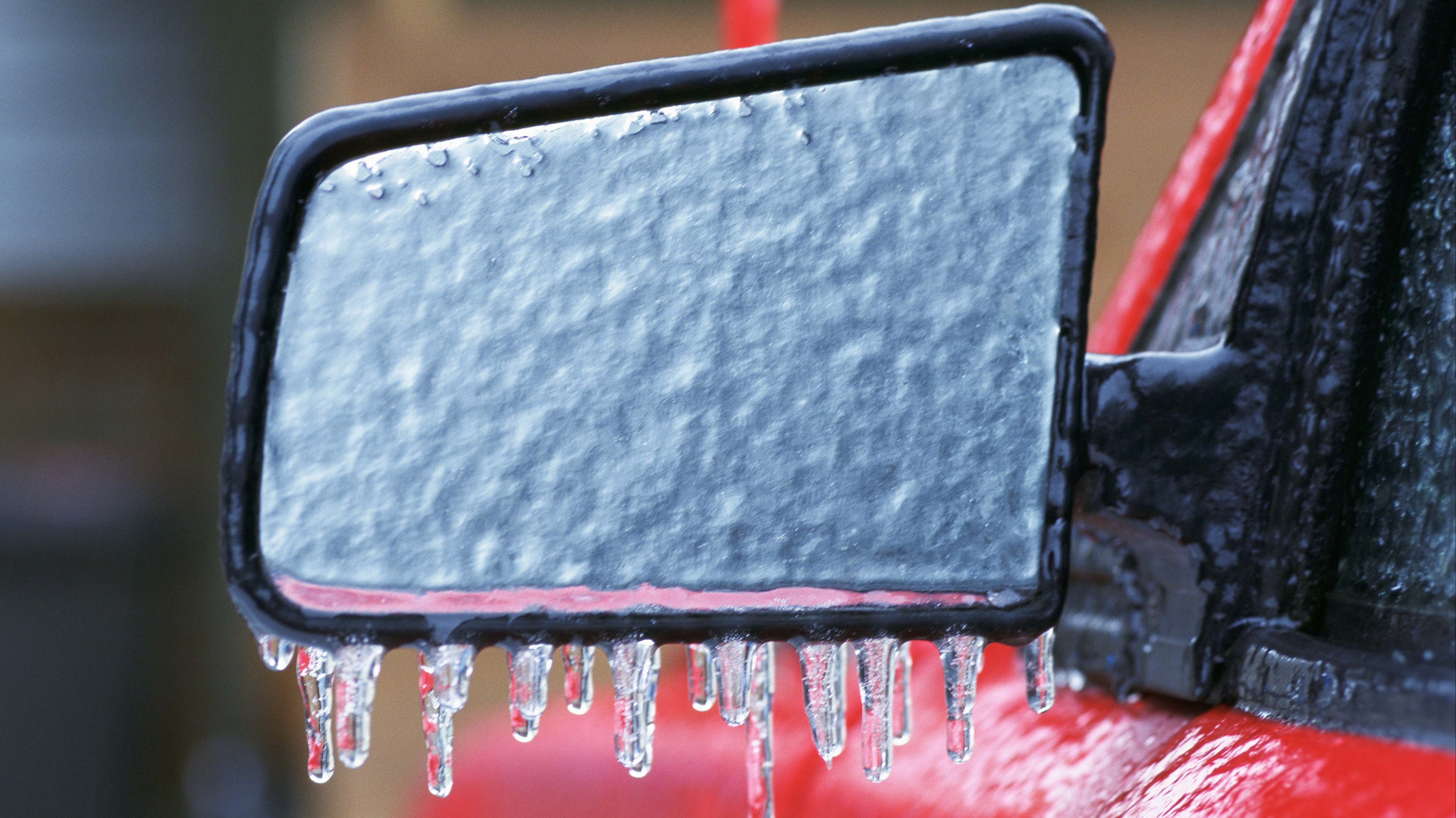 Hielo coche invierno