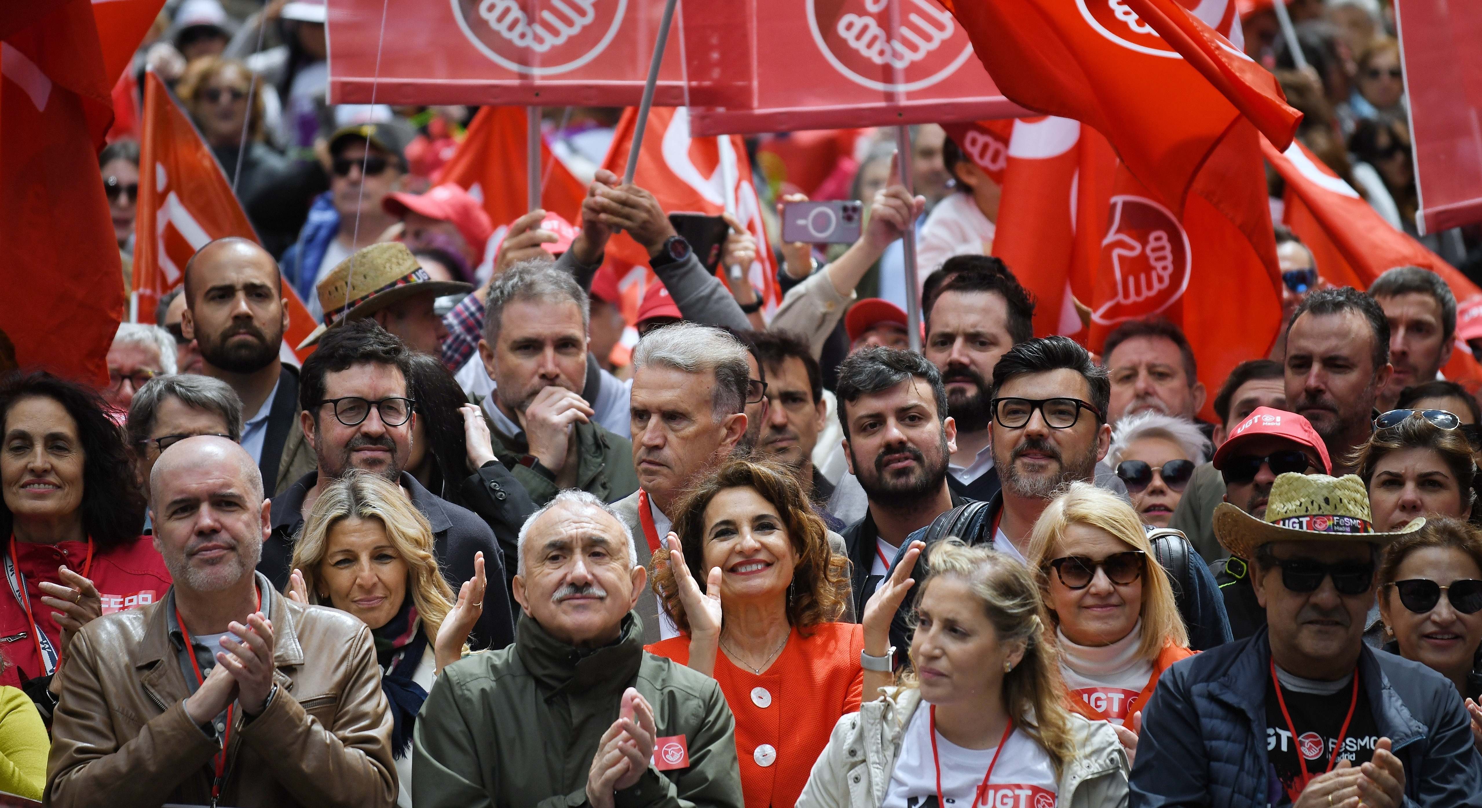 Manifestación por el Día del Trabajo de 2024.
