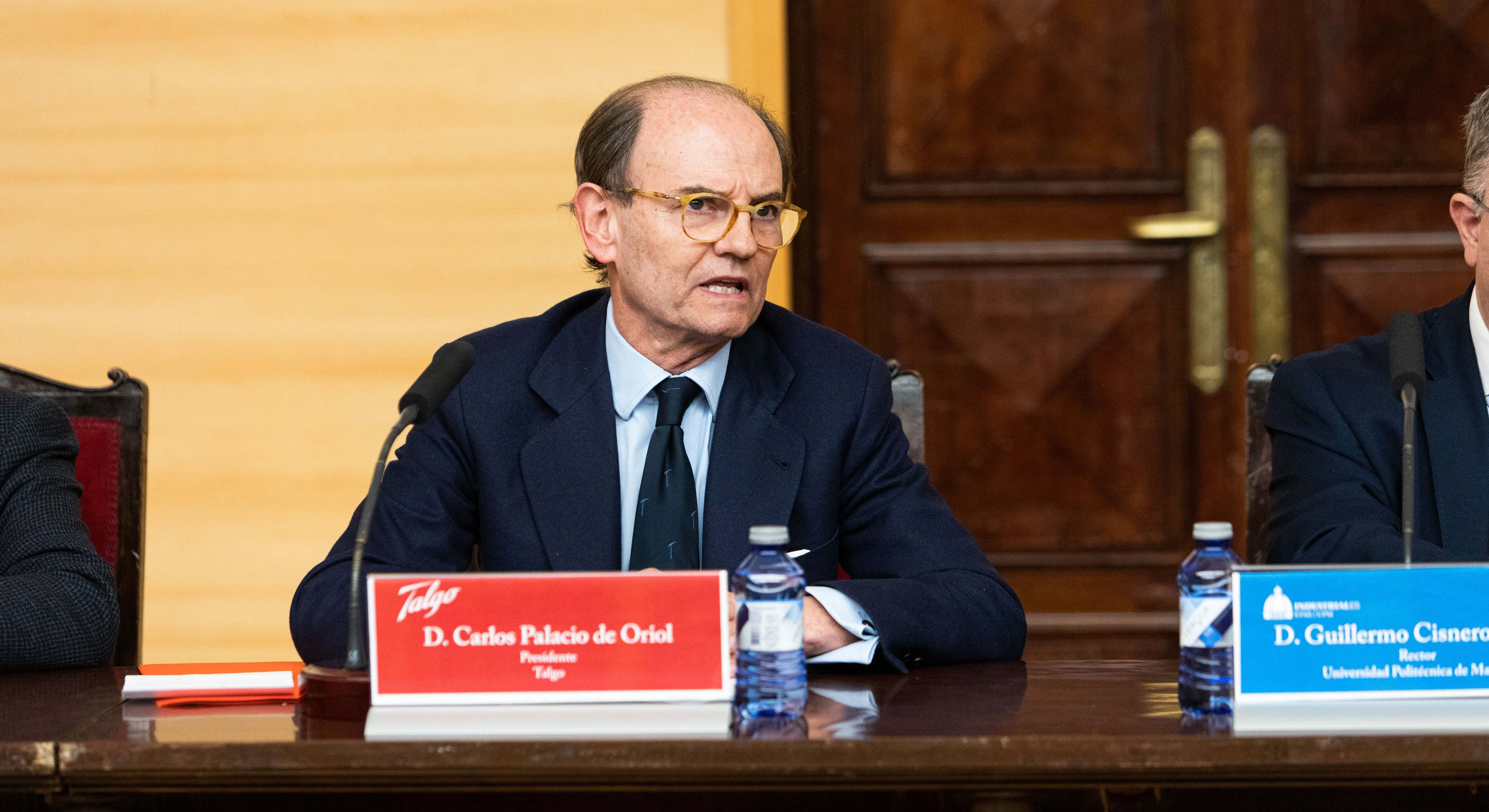 El presidente de Talgo, Carlos Palacio Oriol. DAVID NAVAL