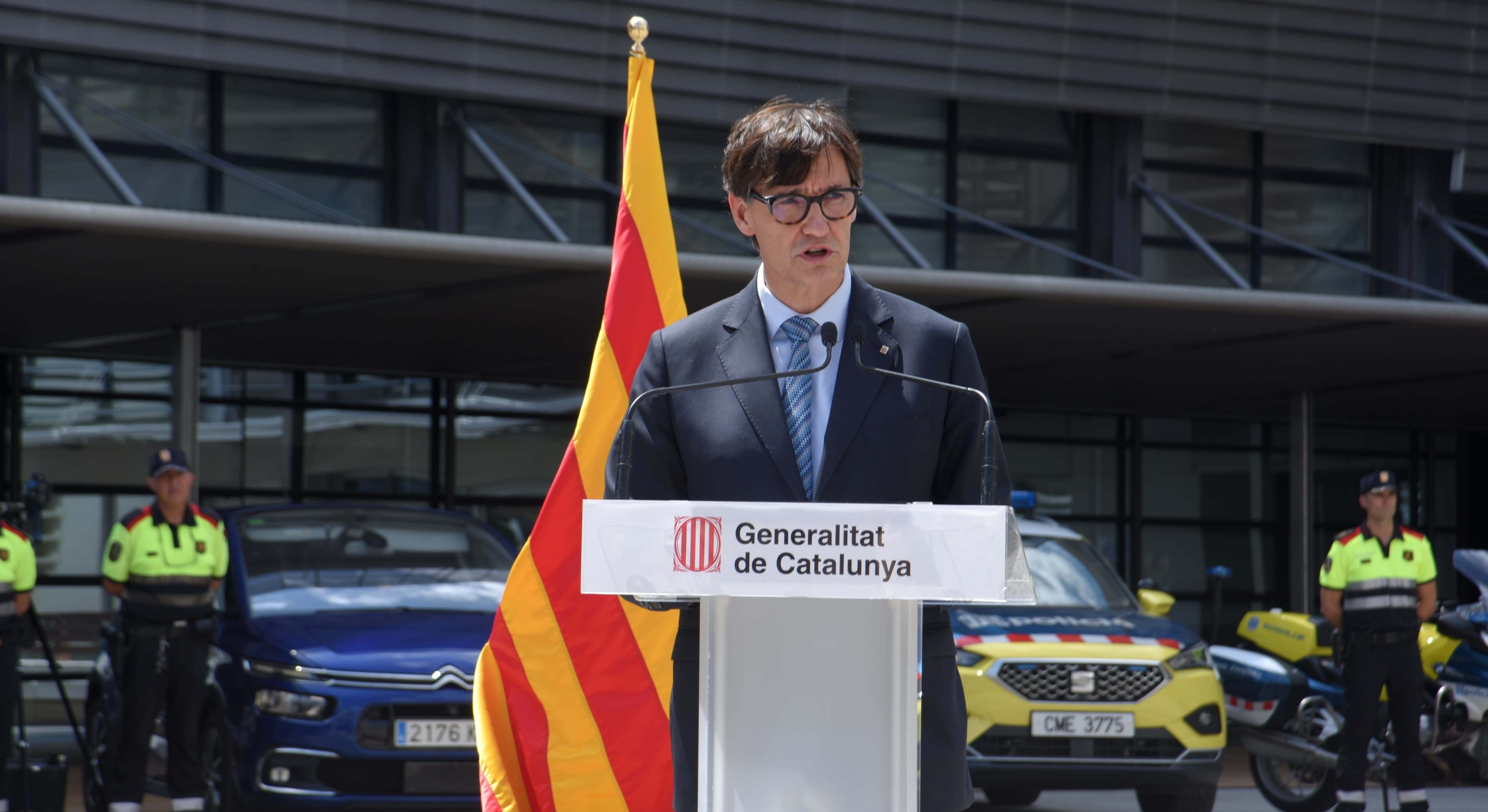 El presidente de la Generalitat, Salvador Illa