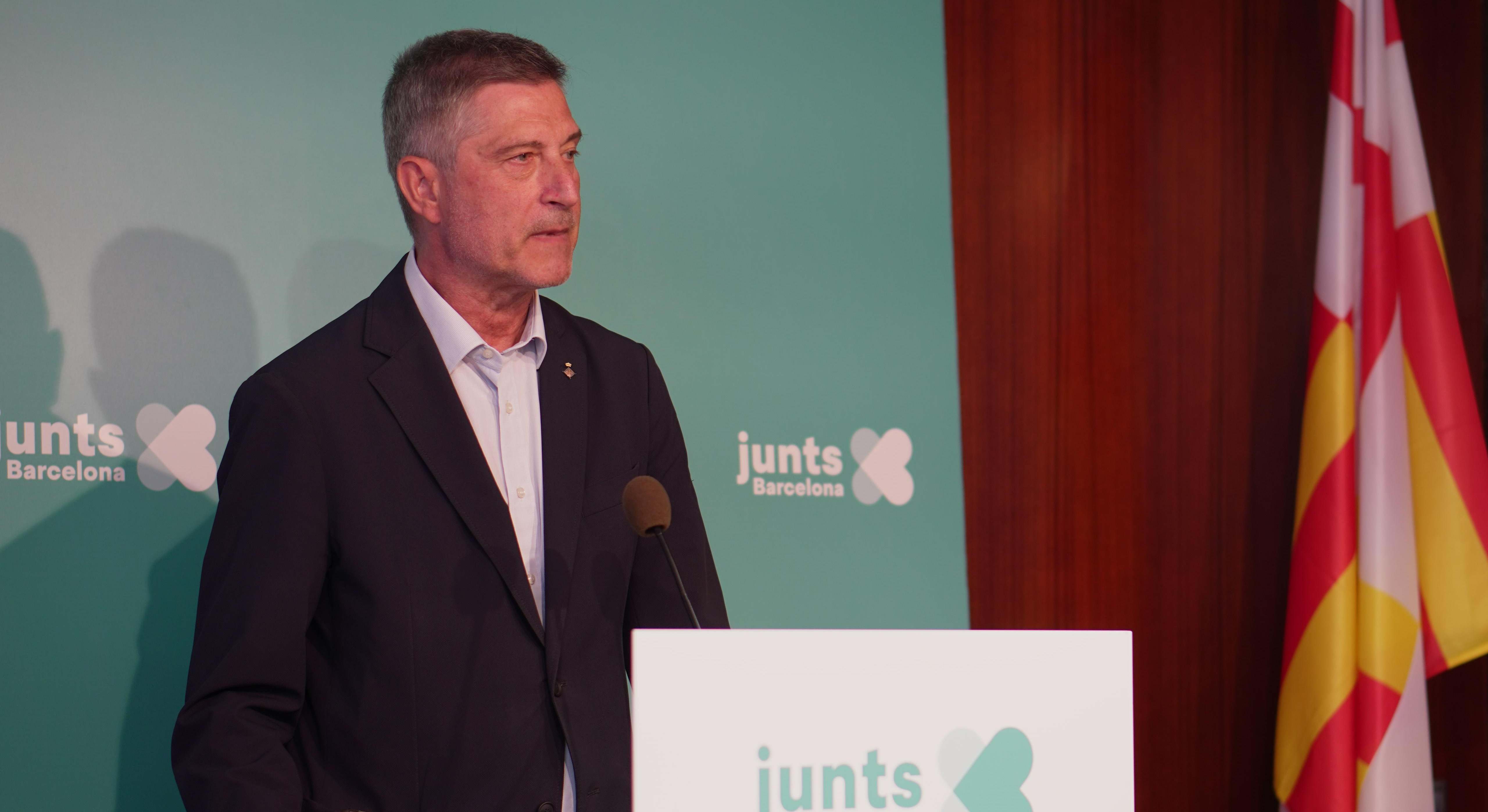 El presidente de Junts en el Ayuntamiento de Barcelona, Jordi Martí. CEDIDA