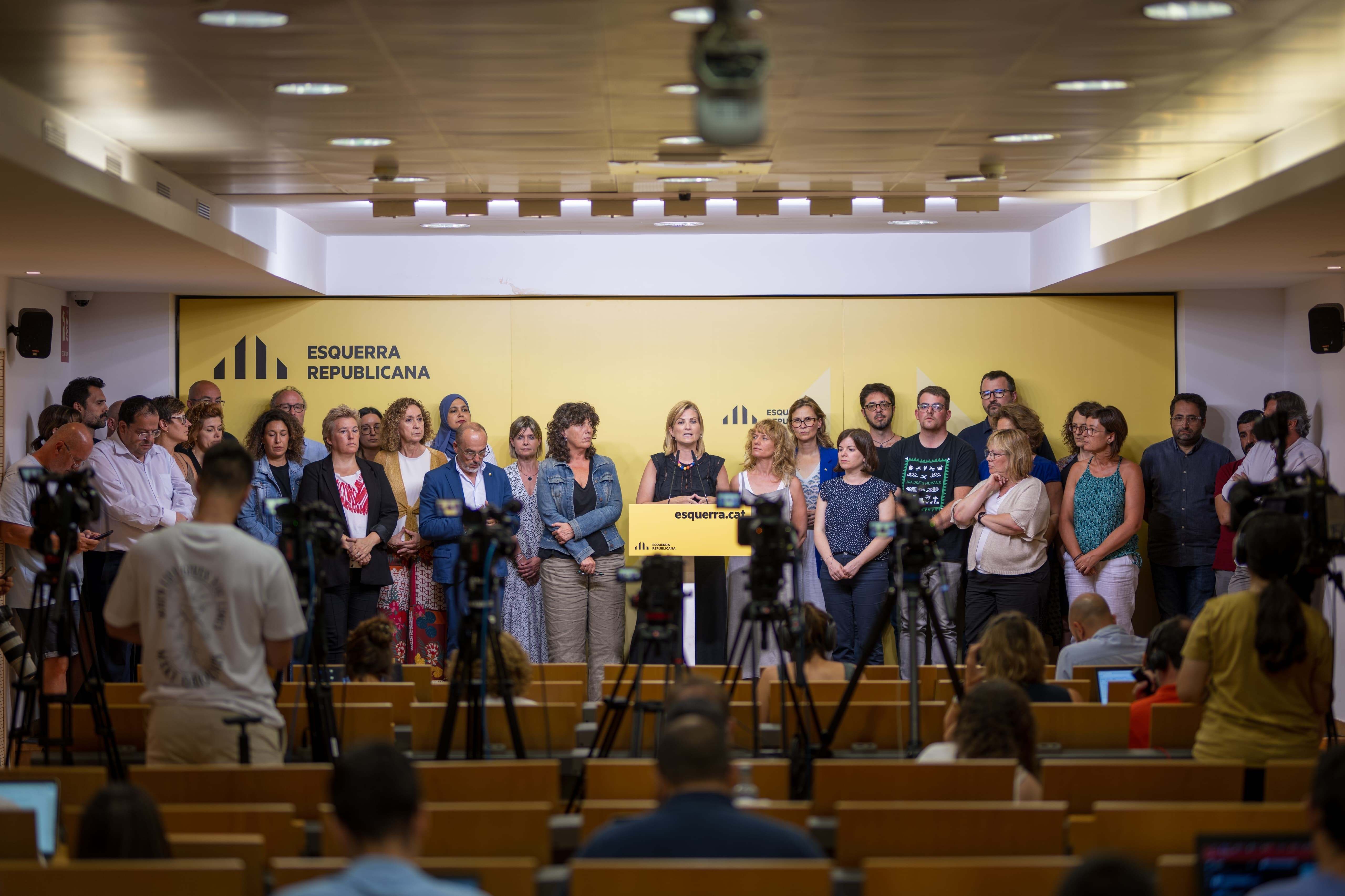 Principales dirigentes de ERC. EE
