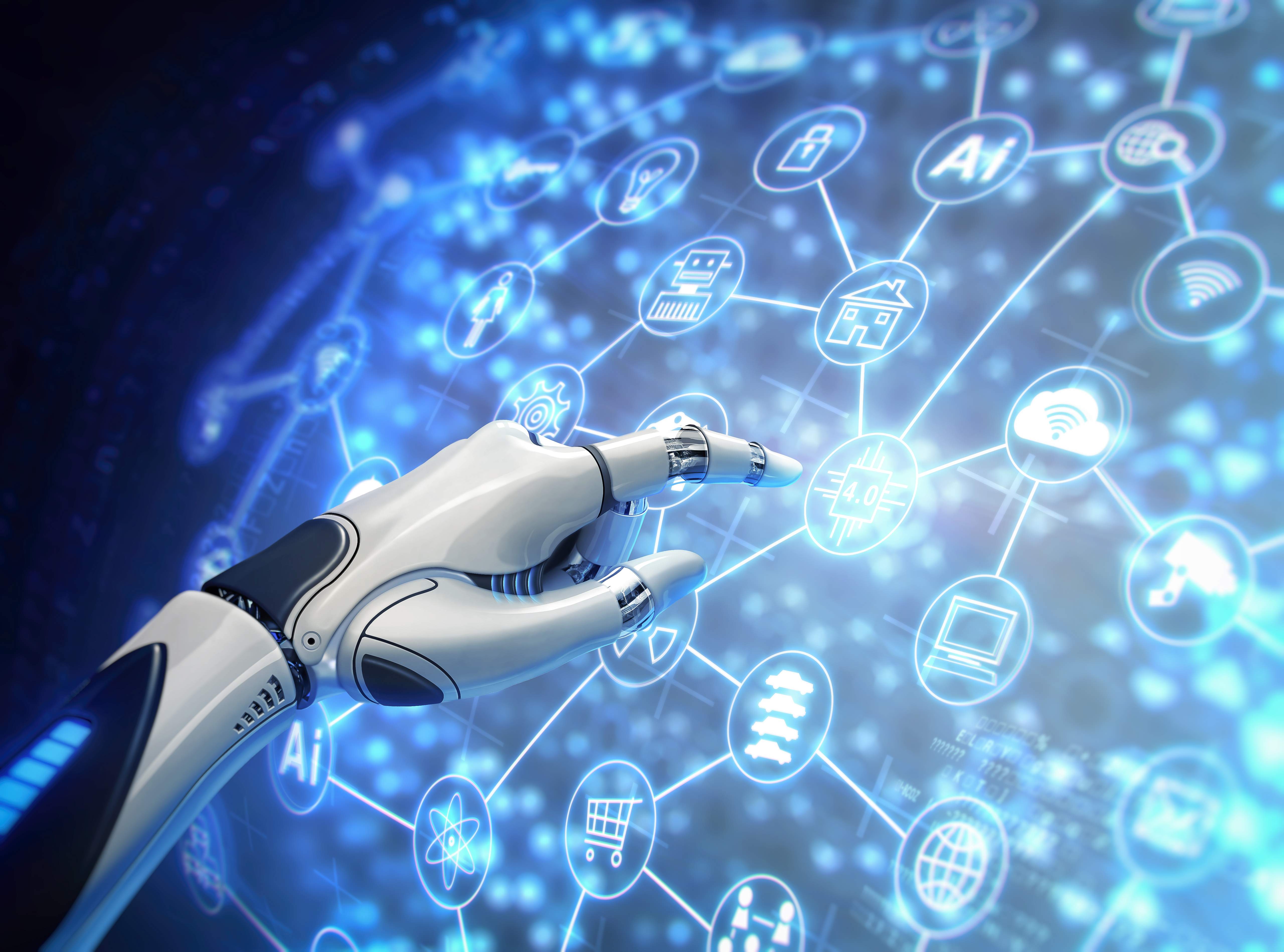 Tecnologa mano robot