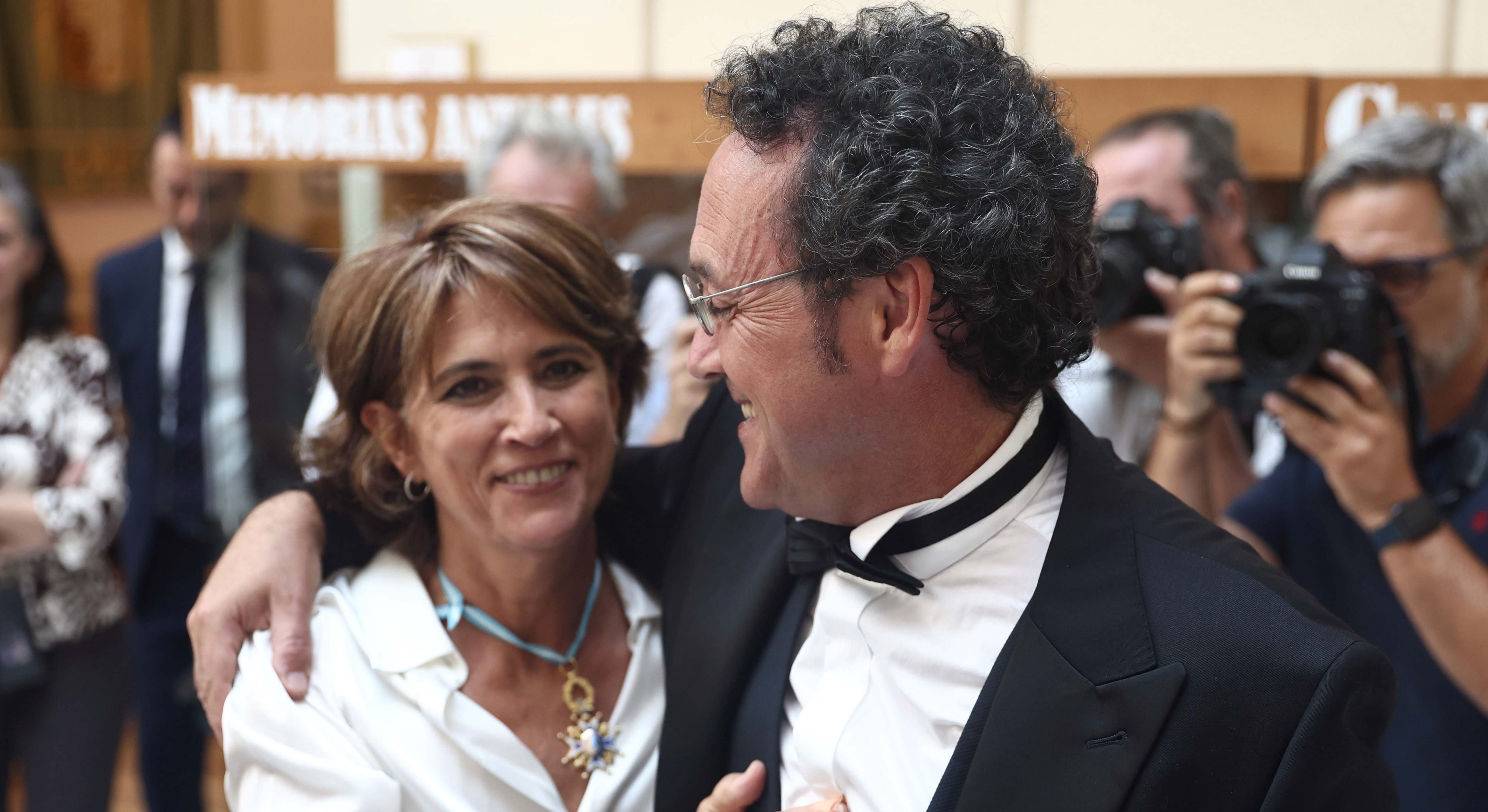 Dolores Delgado y Álvaro García Ortiz, en una foto de archivo.