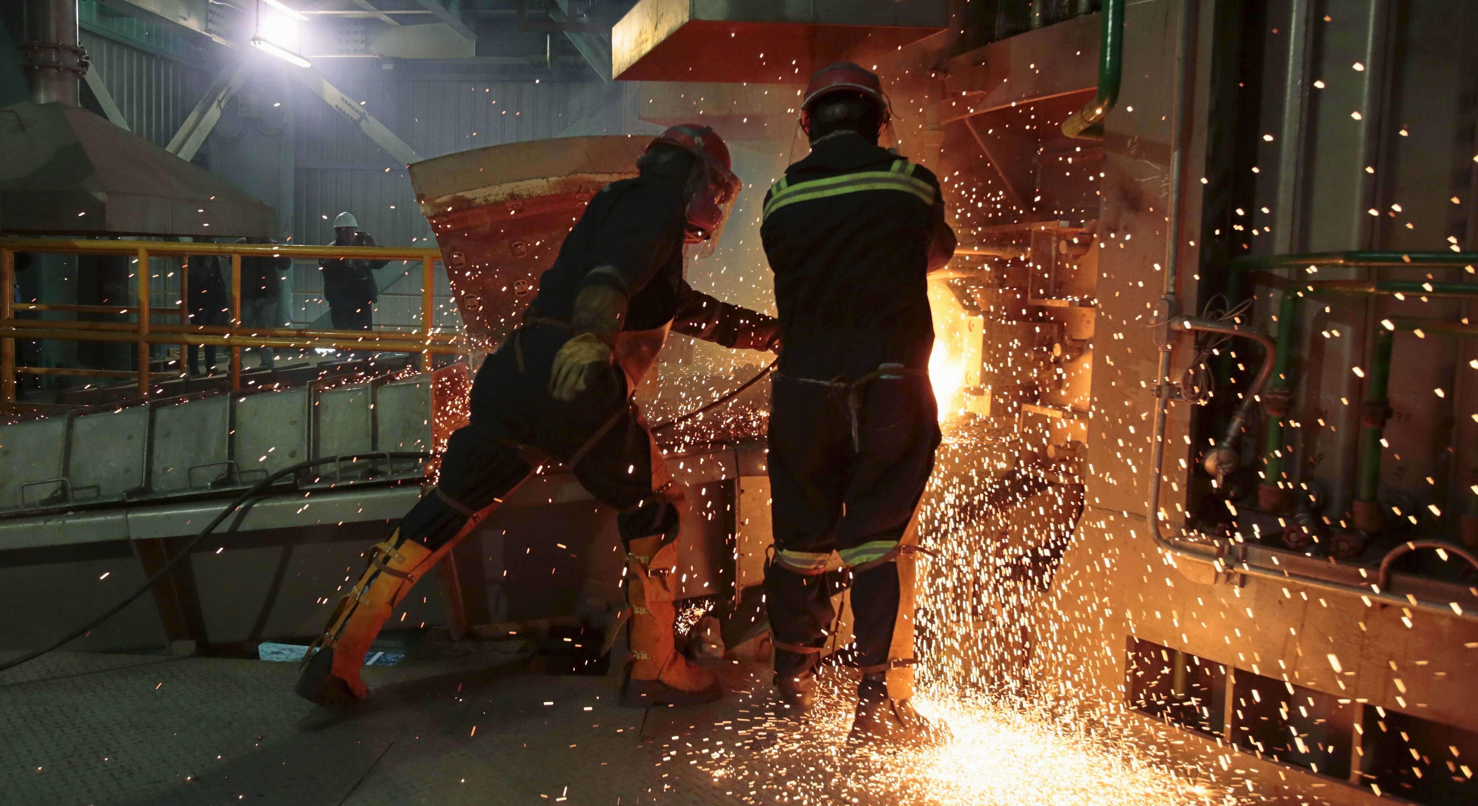 Trabajadores del metal. Reuters